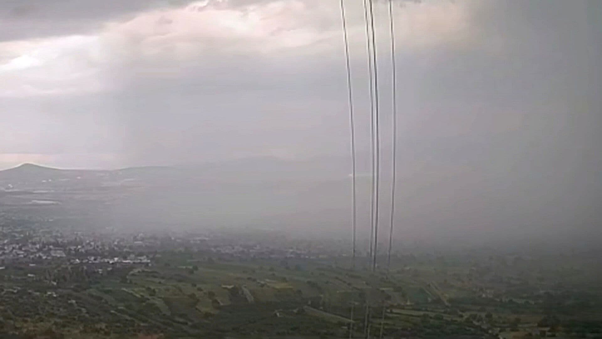 Lluvias en Edomex Hoy: Así se Vio la Intensa Precipitación que Azotó Tecámac y Chiconautla