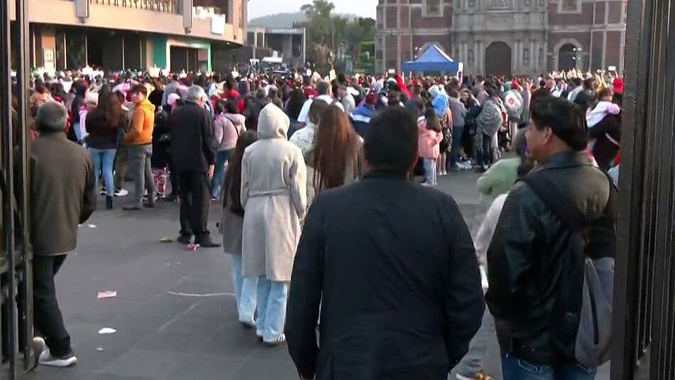 Peregrinación Femenil de Morelia Llega a la Basílica de Guadalupe Hoy