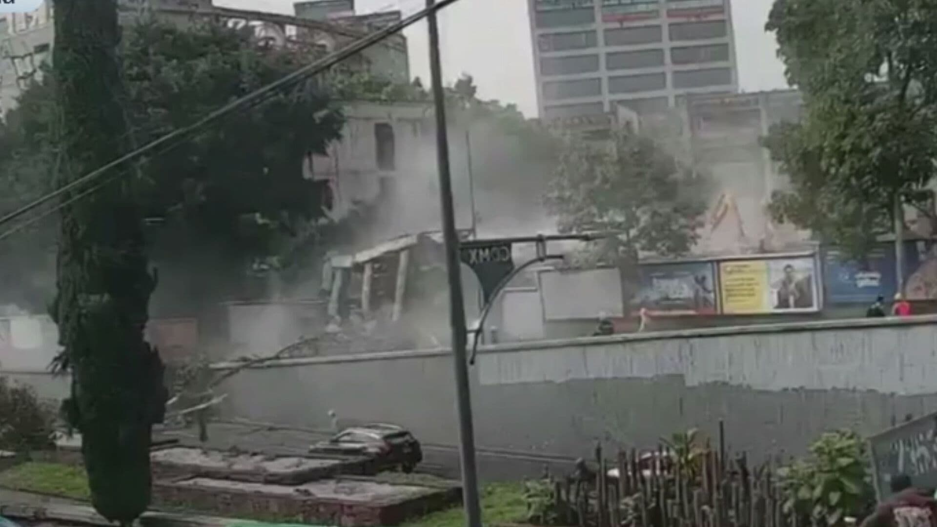 VIDEO | Momento Exacto del Colapso de Edificio en la Colonia Escandón, CDMX
