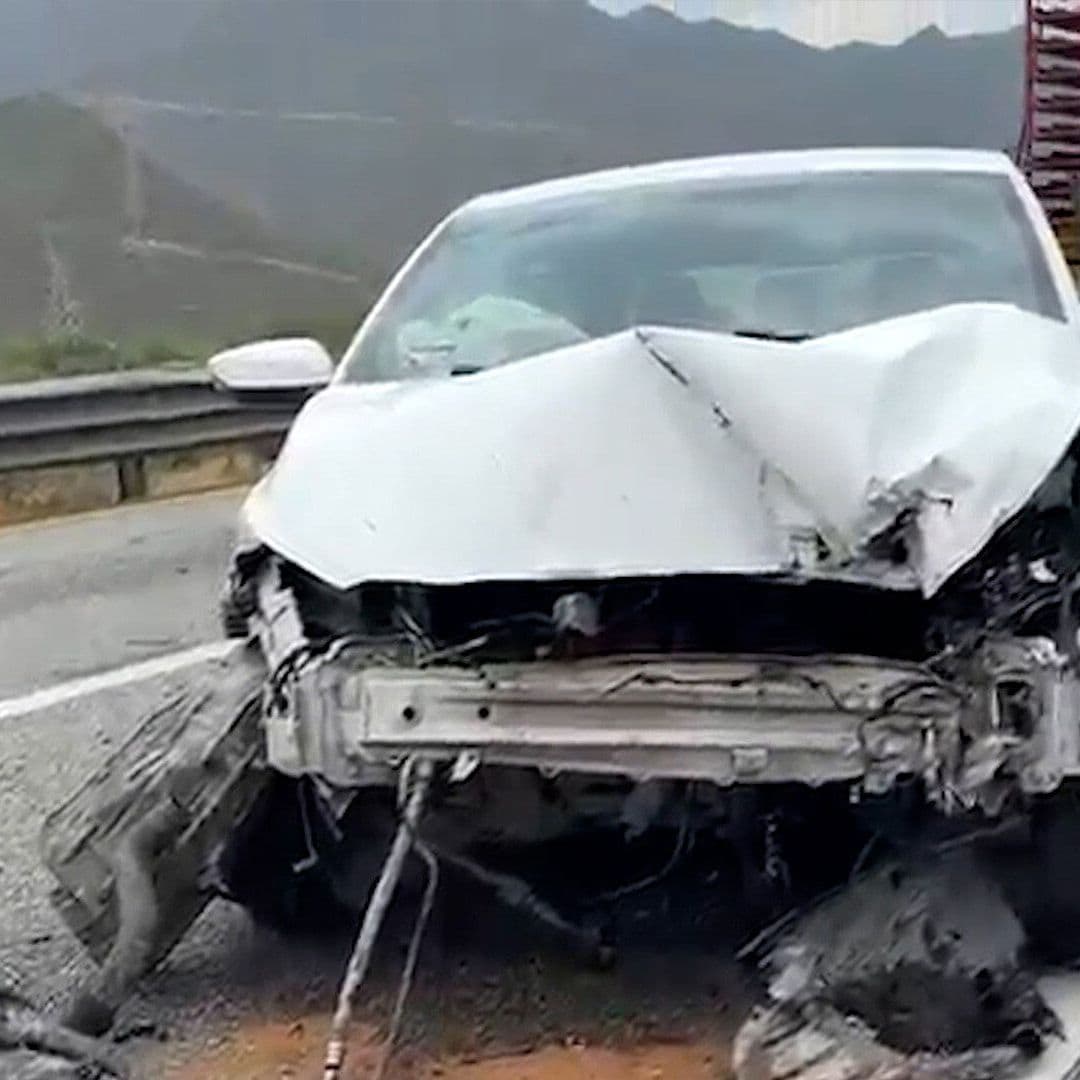 Conductor en Estado Delicado Después de Chocar en Carretera Saltillo-Monterrey
