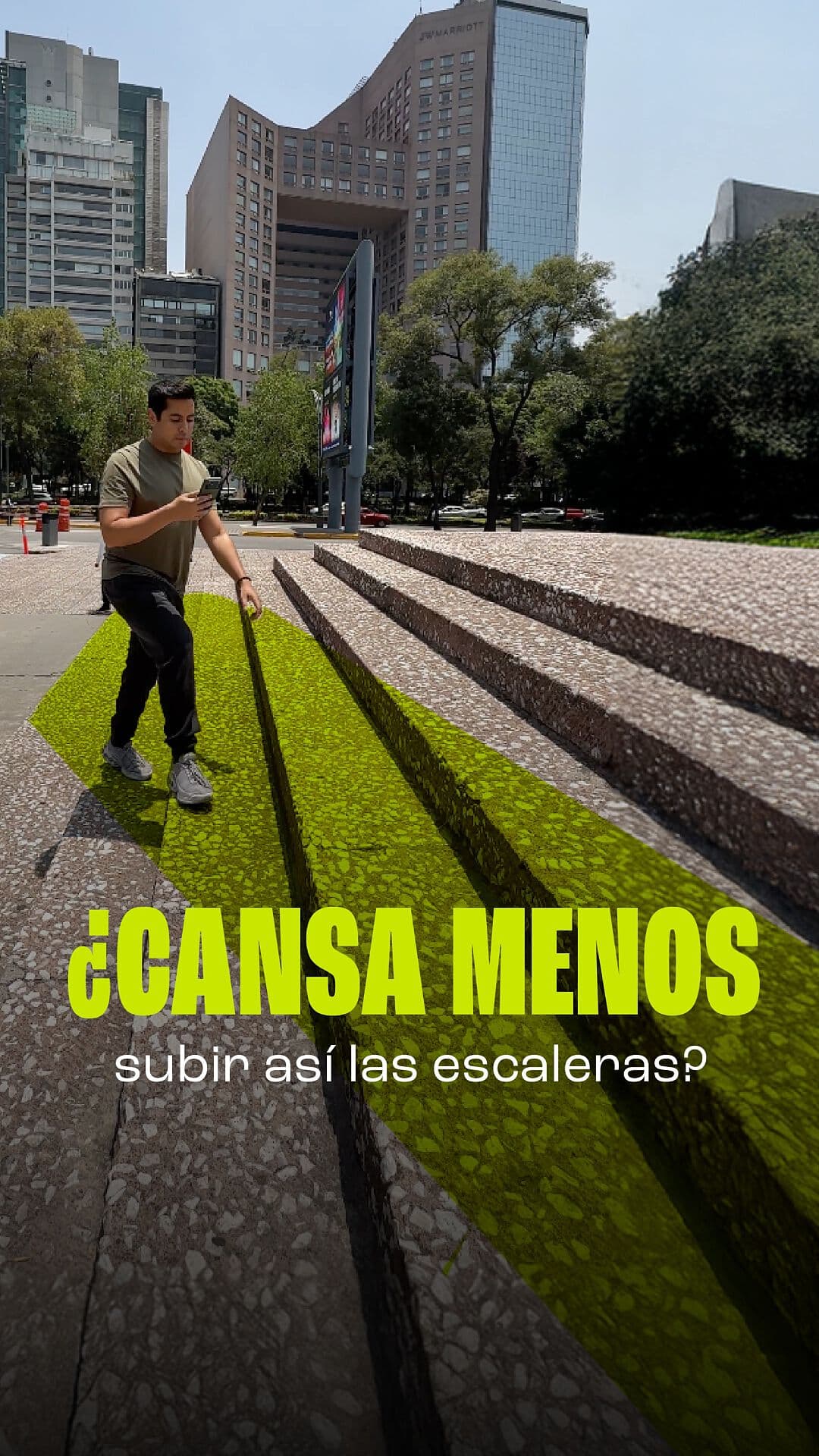 ¿Cansa Menos Subir Así Las Escaleras?