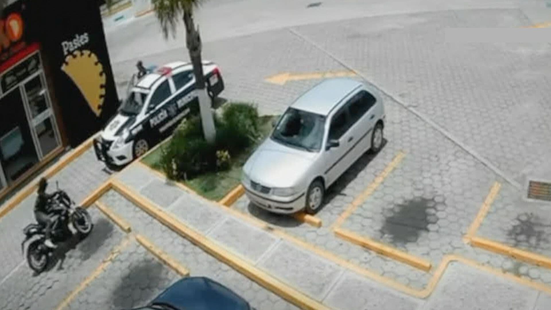 Video Robo Motocicleta frente Patrulla Yauhquemehcan Tlaxcala