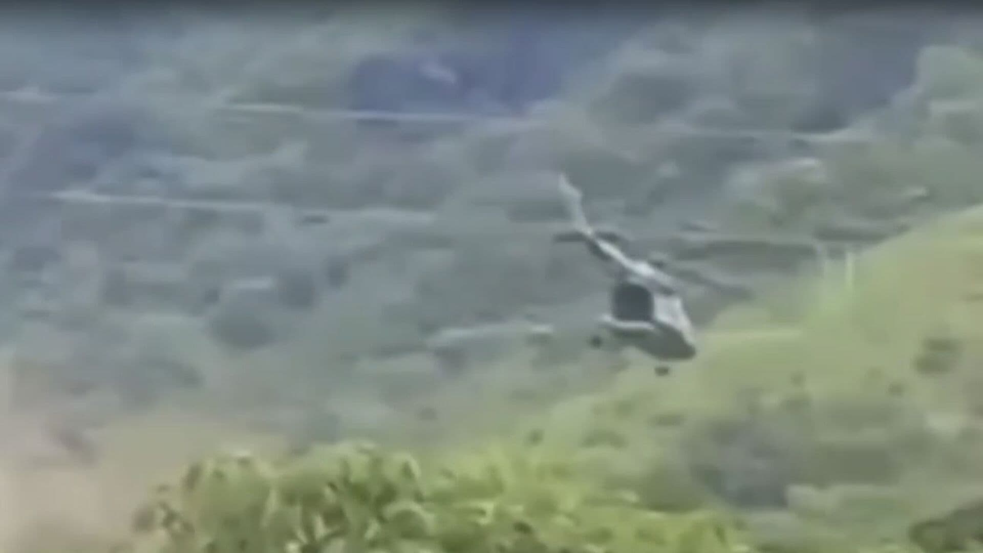 Este Fue Momento Exacto en que Se Desploma Helicóptero de la Marina en Jalisco: Video