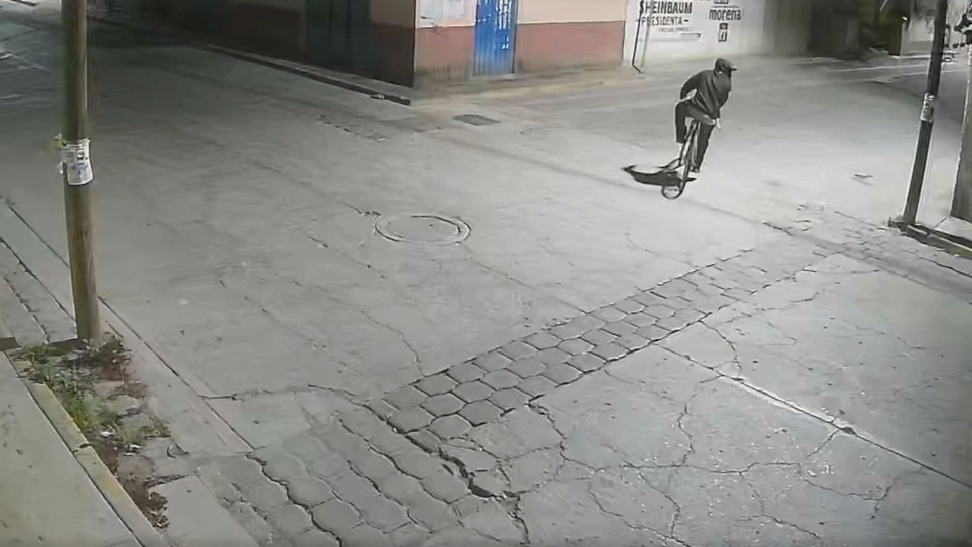 Video Robo Bicicleta Ladrones Accidente Caída San Gabriel Chilac Puebla