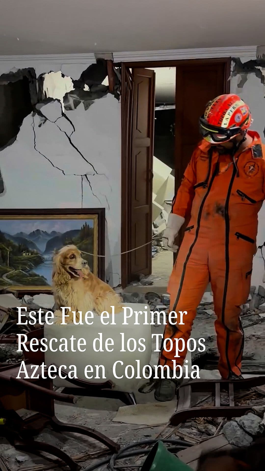 Este Fue el Primer Rescate de los Topos Azteca en Colombia