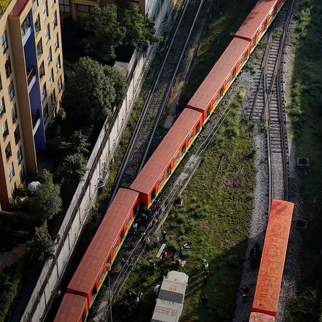 Se Descarrila Vagón de Línea 3 del Metro de la CDMX