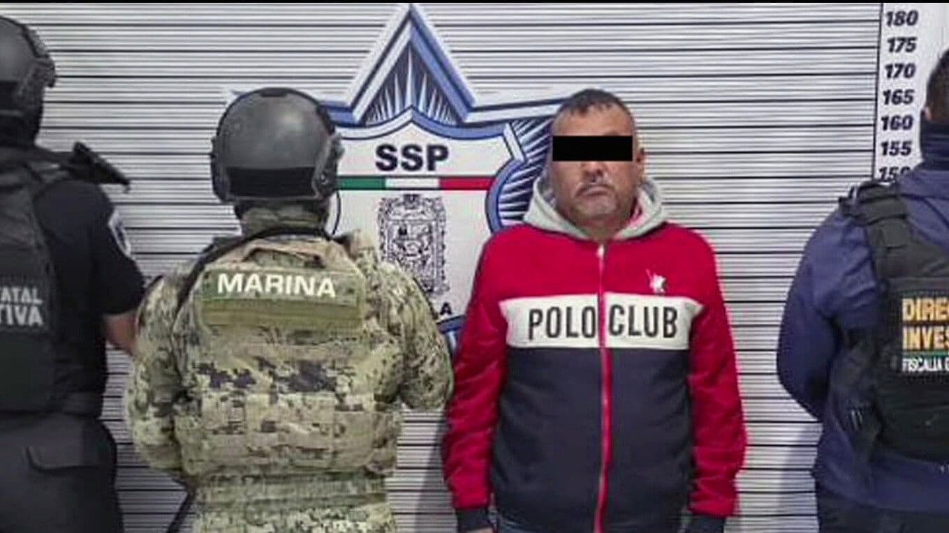 Detienen a Calep 'N', Presunto Líder Criminal de 'Los Rojos' en Puebla