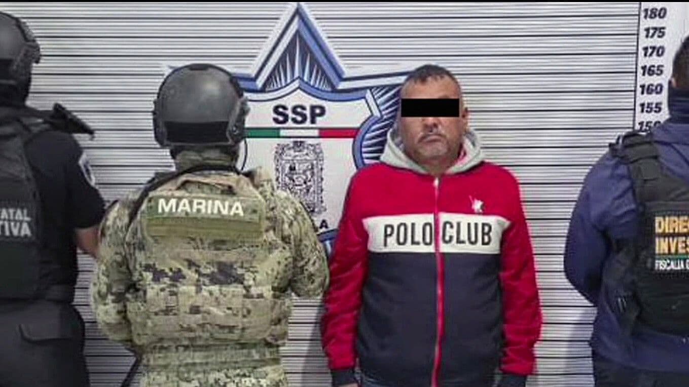 Detienen a Calep 'N', Presunto Líder Criminal de 'Los Rojos' en Puebla