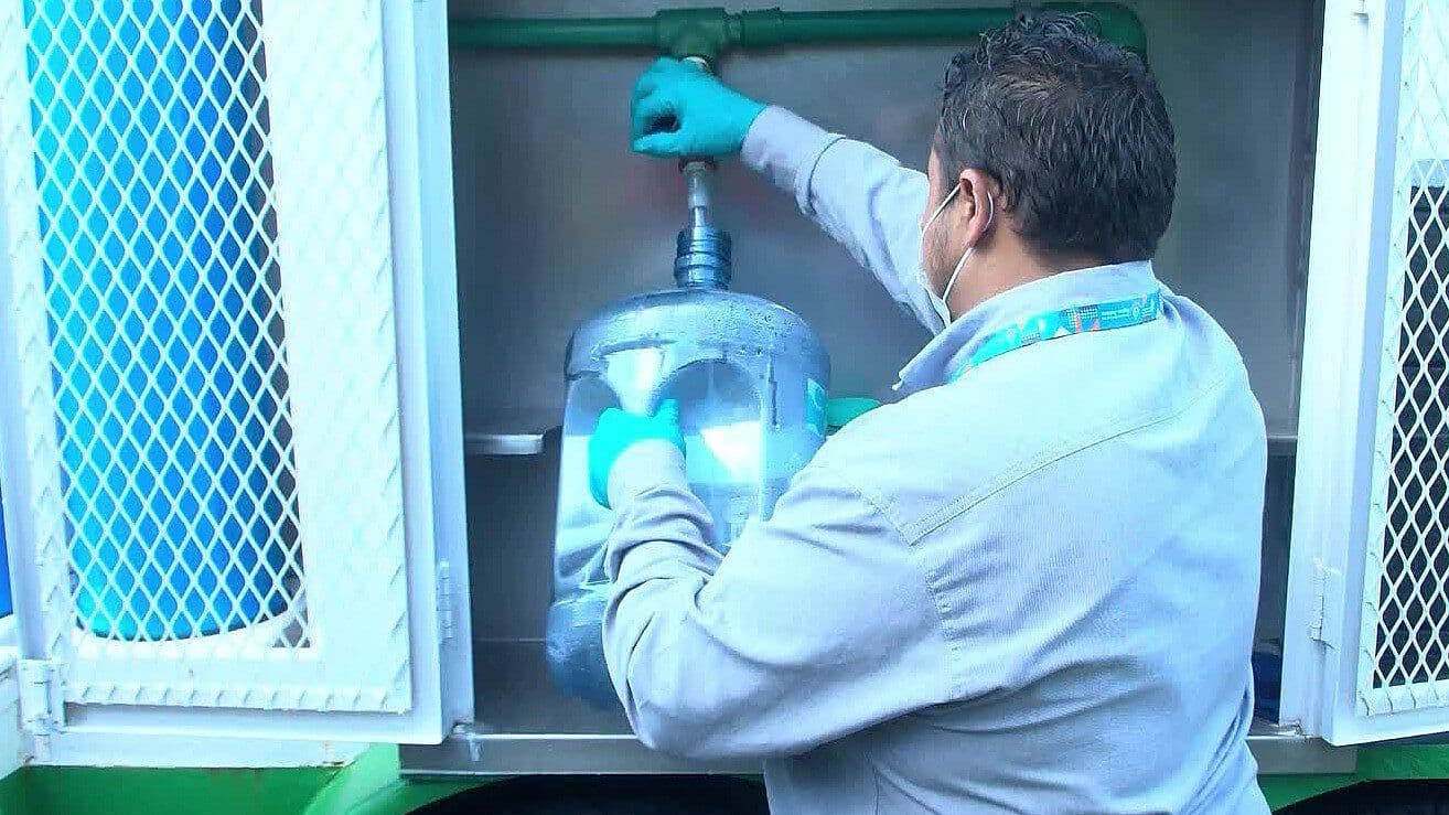 Llega la Planta Potabilizadora Móvil a la Colonia El Fortín, en Zapopan