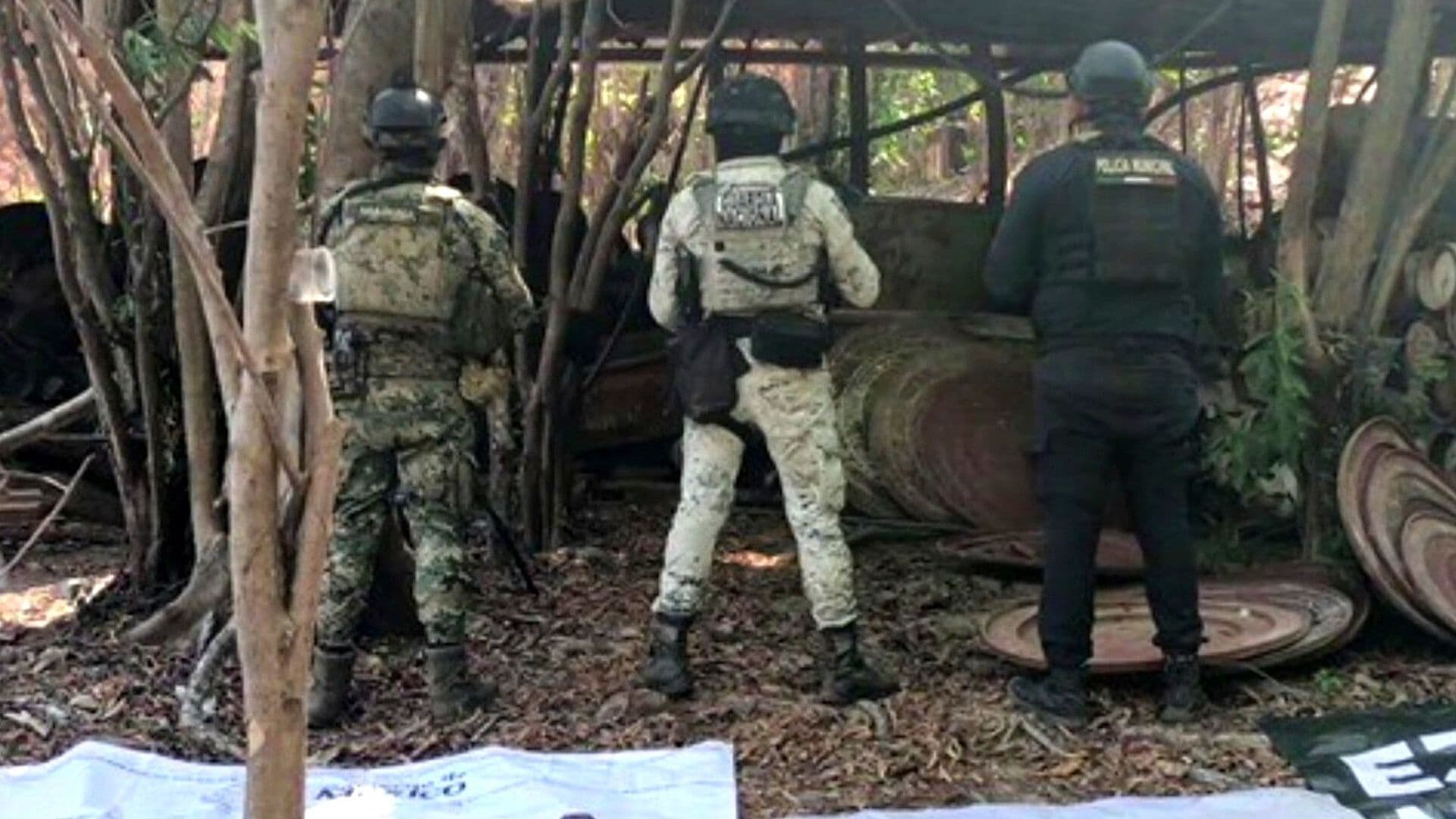 Marina Localiza y Neutraliza Laboratorio Clandestino para Elaborar Drogas en Michoacán