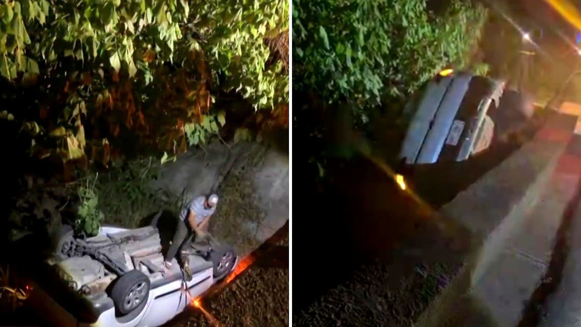 Camioneta Cae a Barranco de Más de 5 Metros en Tuxtla Gutiérrez, Chiapas