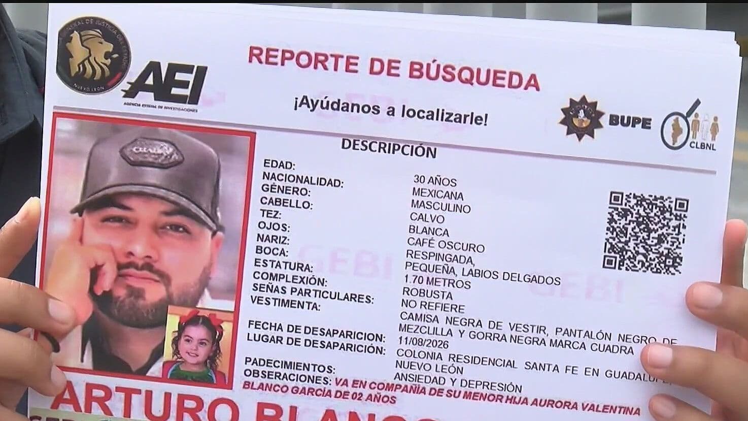 Acude Madre de Aurora a Fiscalía por su Hija Sustraída por su Padre en NL
