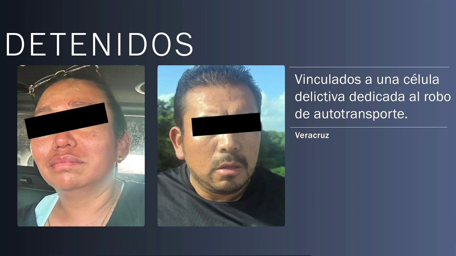 Detienen a Tres Presuntos Integrantes de Célula Criminal en Veracruz