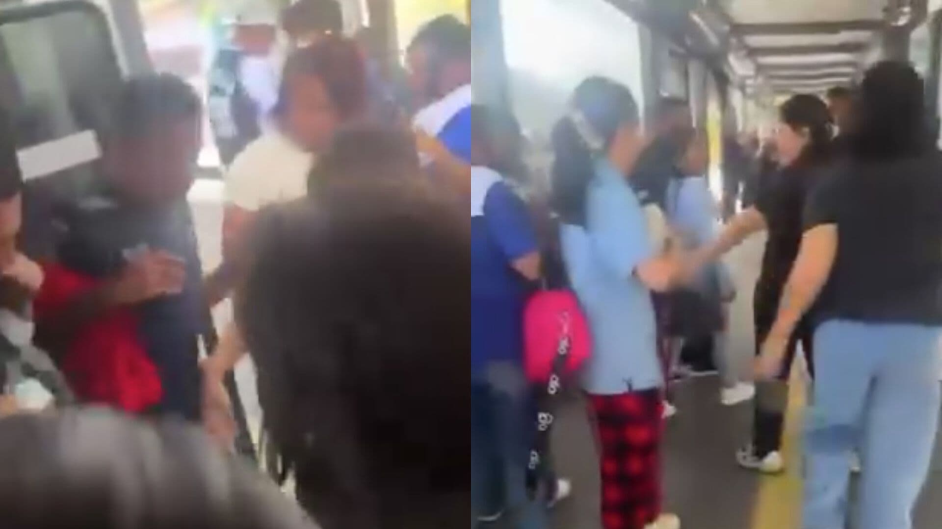Mujer Pasajera Golpeada por Supuestos Carteristas en Metrobús Línea 3 Ruta Puebla