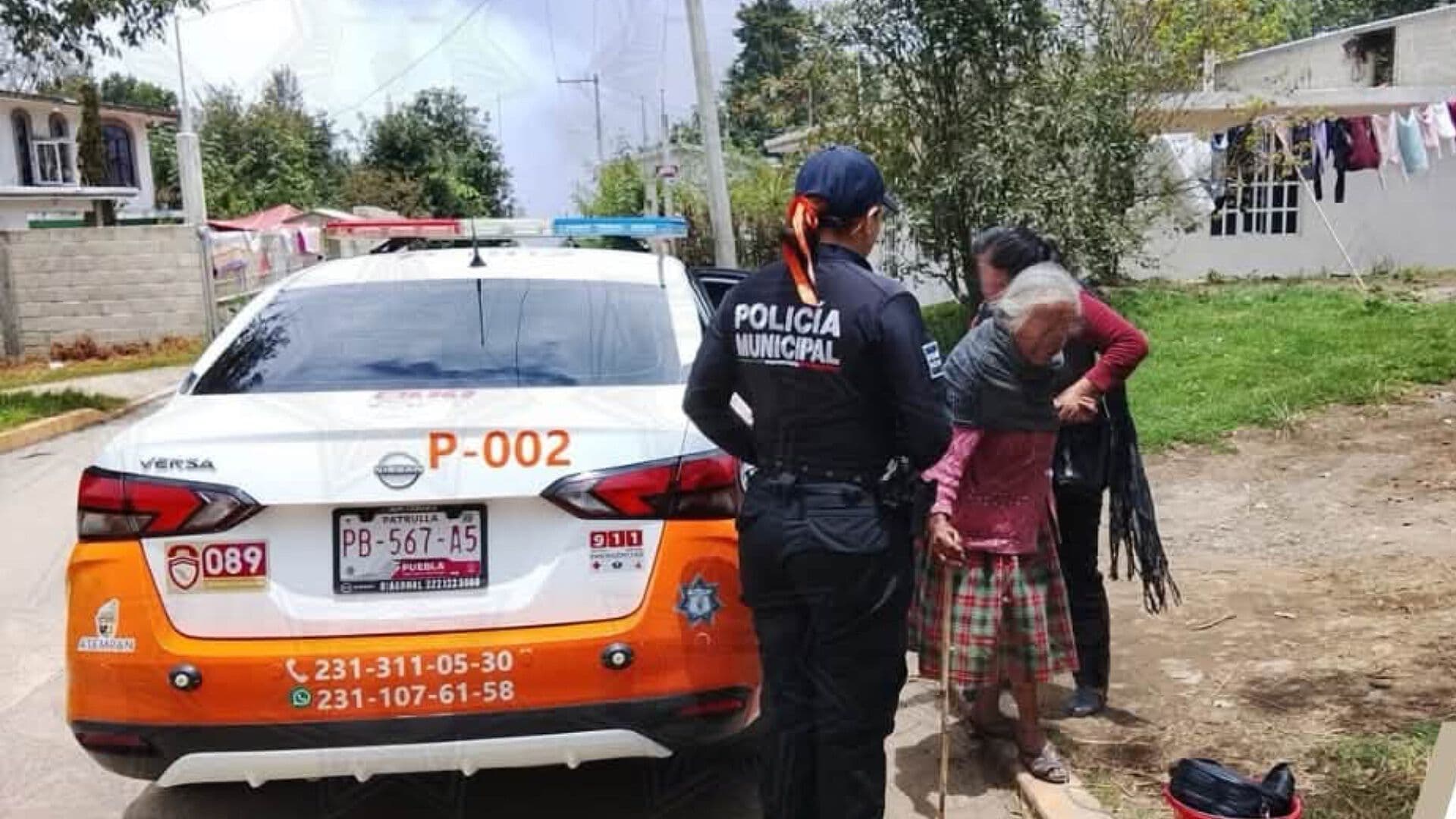 Localizan Con Vida a Mujer de 92 Años de Edad que se Extravió en Atempan, Puebla