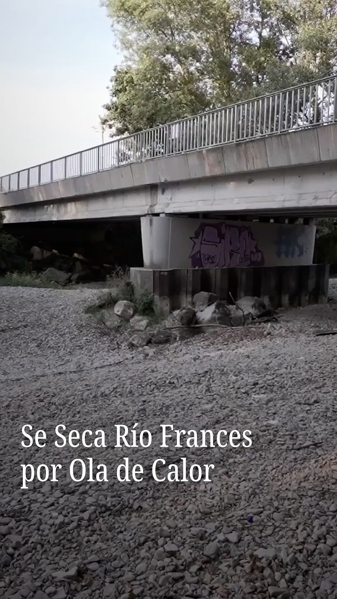 Se Seca Río Frances por Ola de Calor