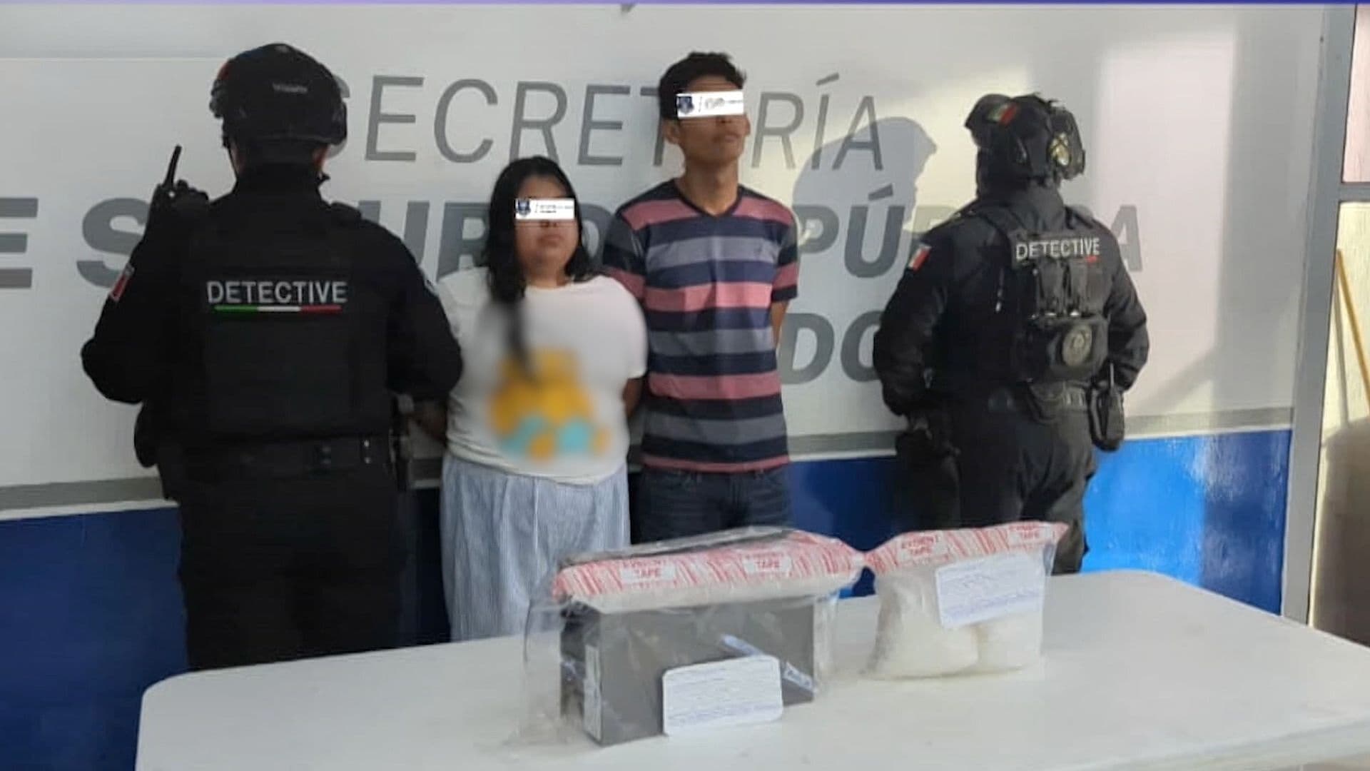 Aseguran a Pareja con Kilo y Medio de Droga en Ciudad Juárez