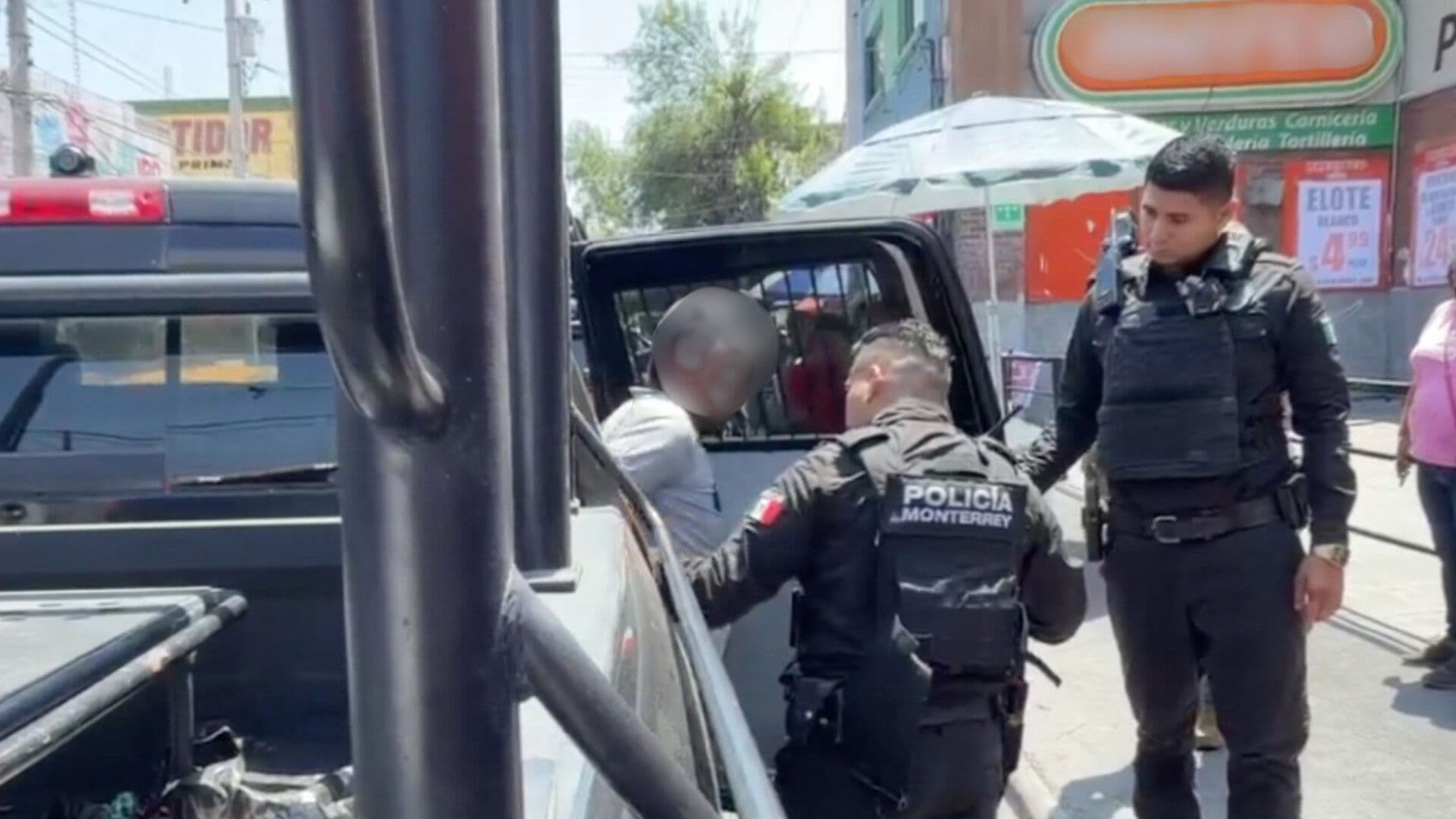 Acuchillan a Guardia en el Centro de Monterrey; Detienen a Agresor