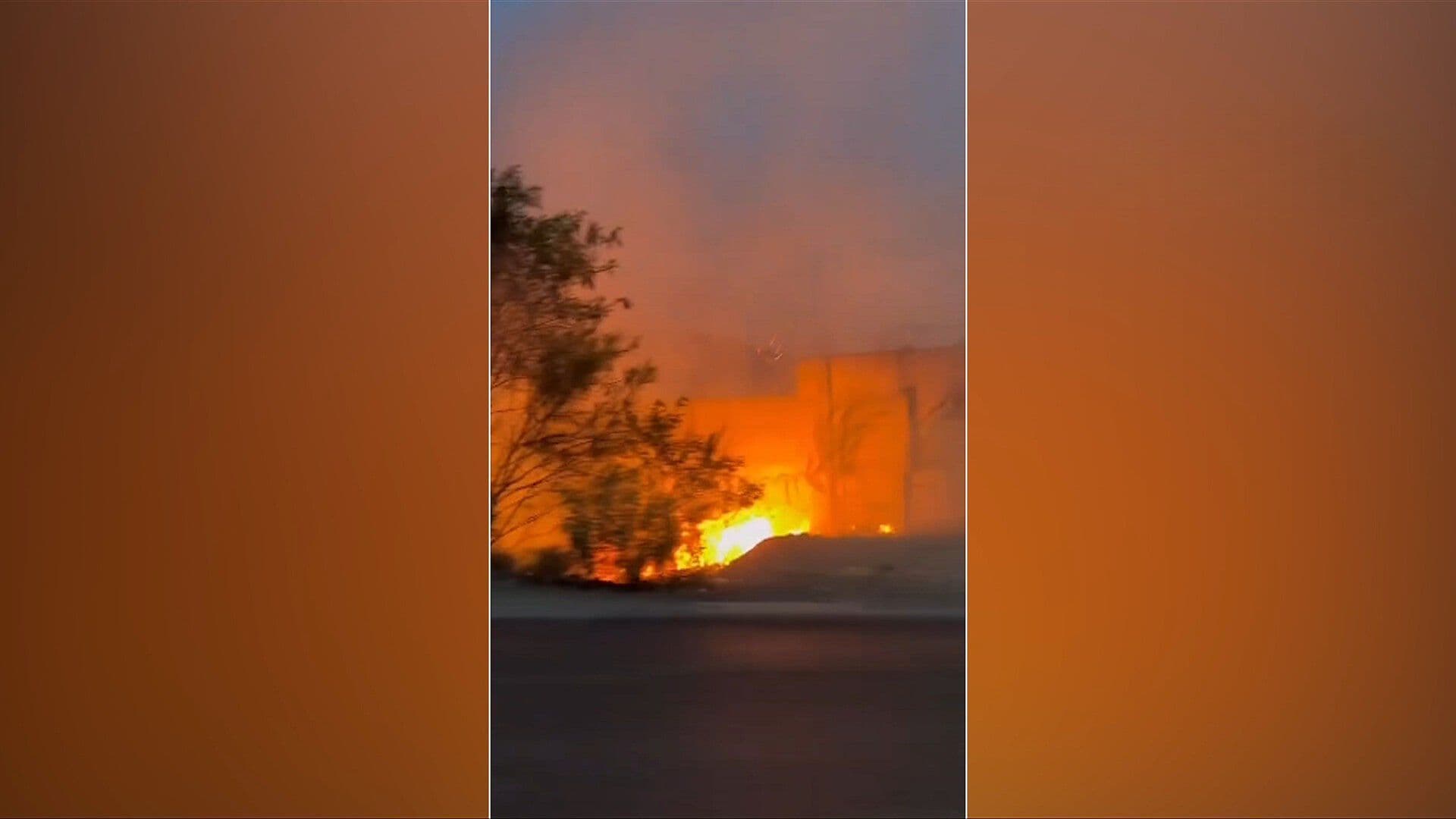 Incendio Consume al Menos Tres Hectáreas de un Terreno Baldío en Nuevo León