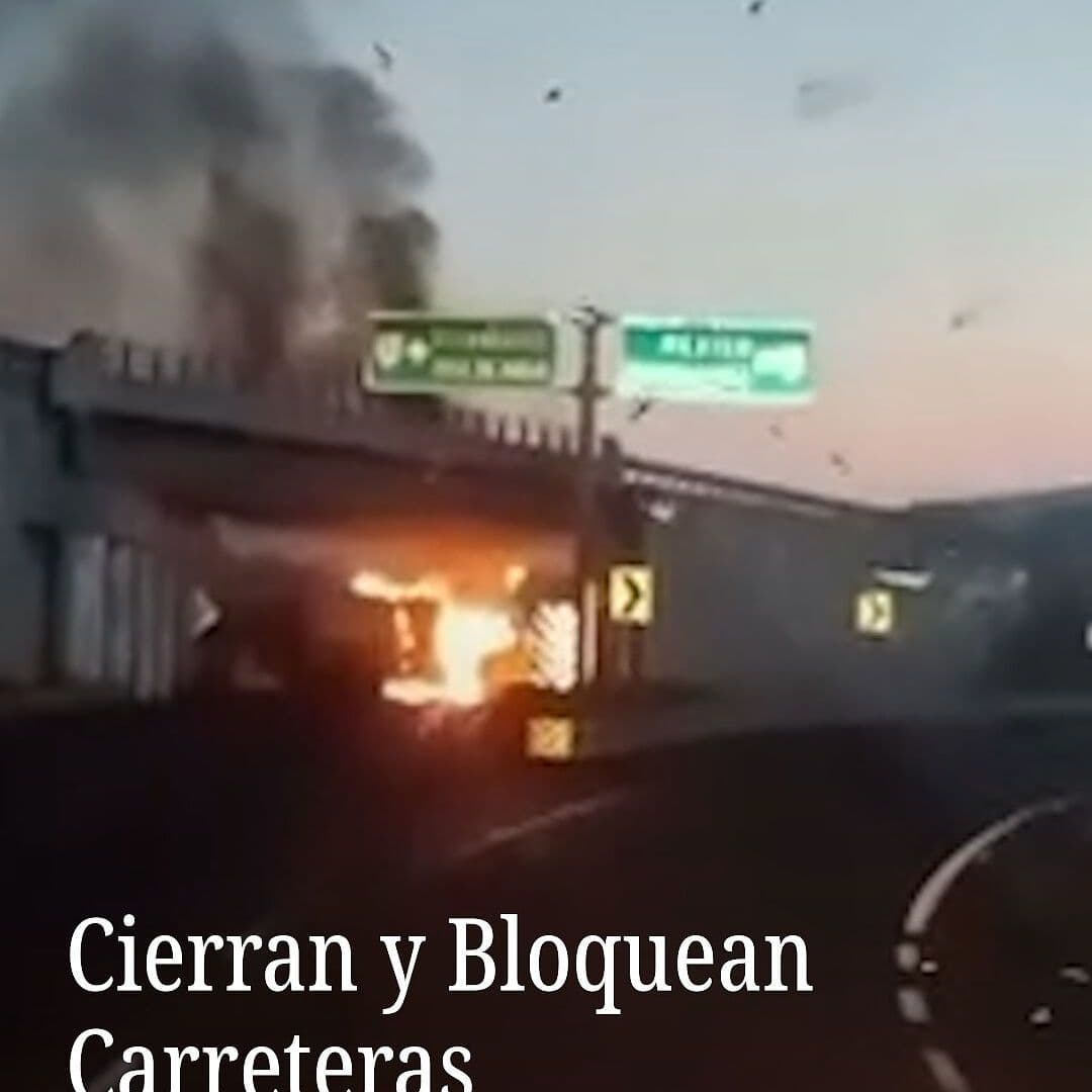 Crimen Organizado Bloquea Carreteras en Michoacán