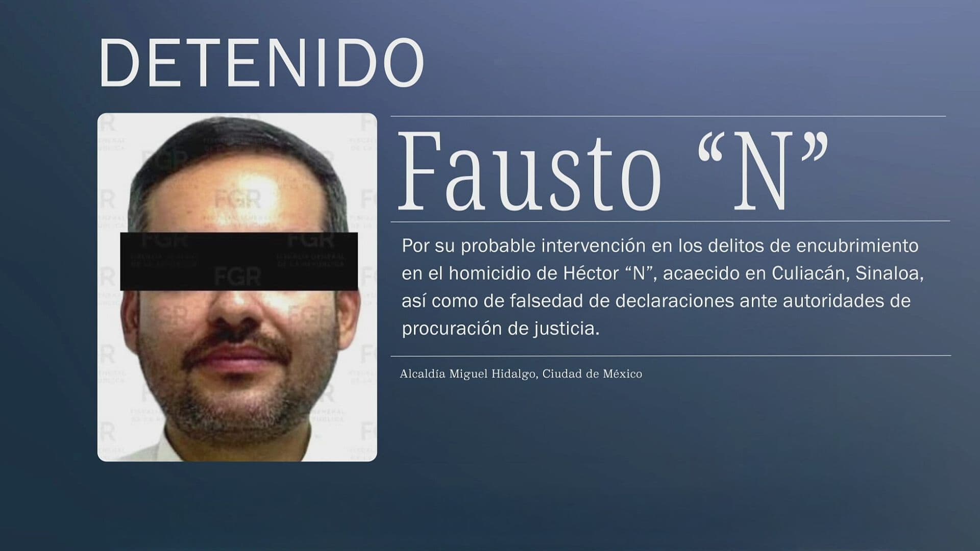 Detienen a Fausto “N”, Testigo Clave en Caso de ‘El Mayo’ Zambada