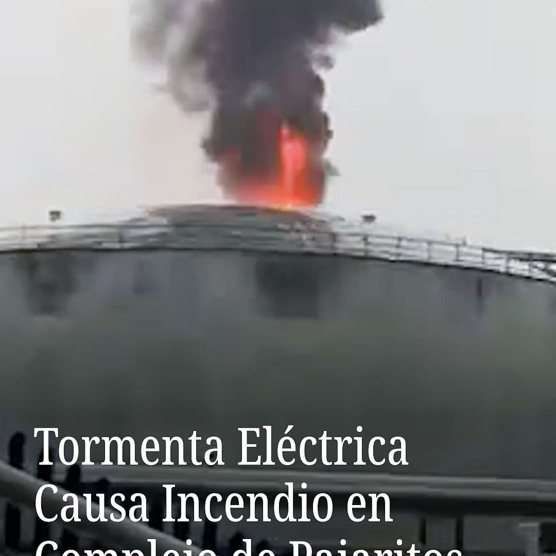 Tormenta Eléctrica Causa Incendio en Terminal de Pajaritos