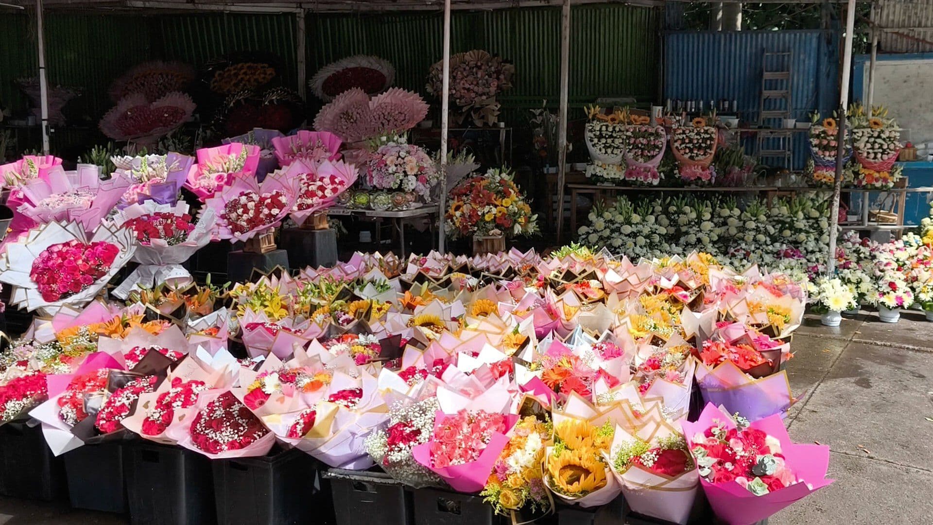 Se Registra Corto Circuito en Negocio de Flores en Veracruz