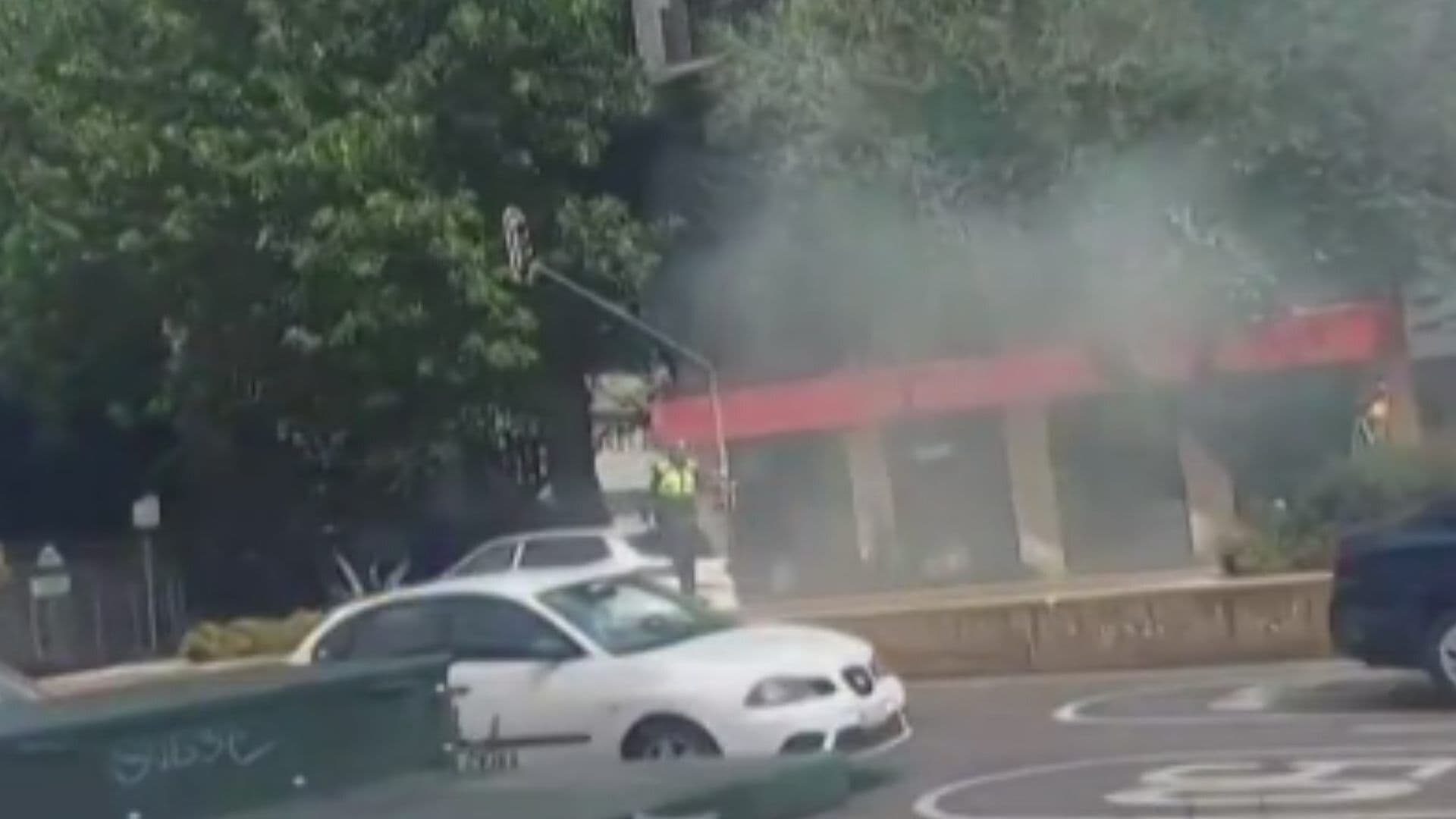 Videos del Momento en que Sale Humo en la L1 del Metro de CDMX