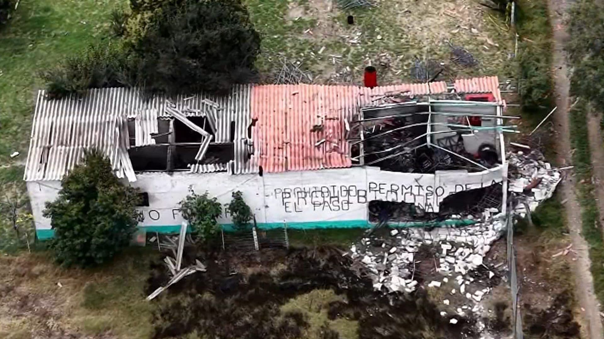 Así Quedó la Zona de la Explosión de Polvorín en Texcoco, Edomex
