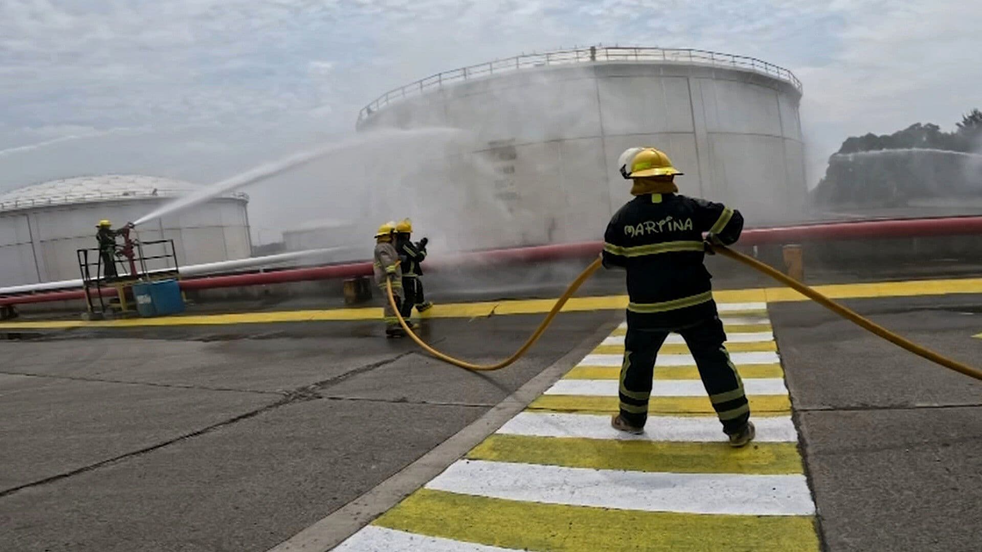Así Fue el Simulacro por Incendio en Terminal de Almacenamiento de Pemex en CDMX
