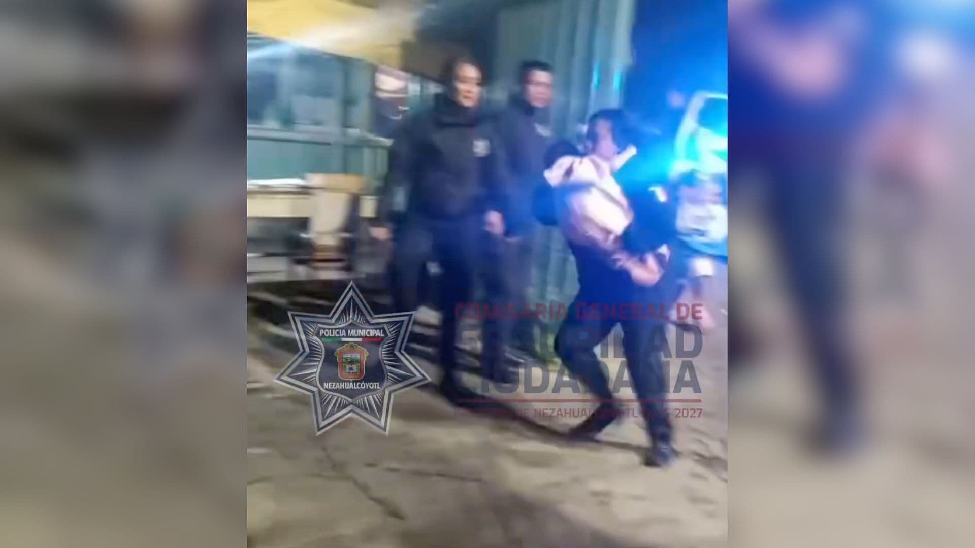 Policías Auxilian a Bebé con Problemas Respiratorios en Nezahualcóyotl, Edomex