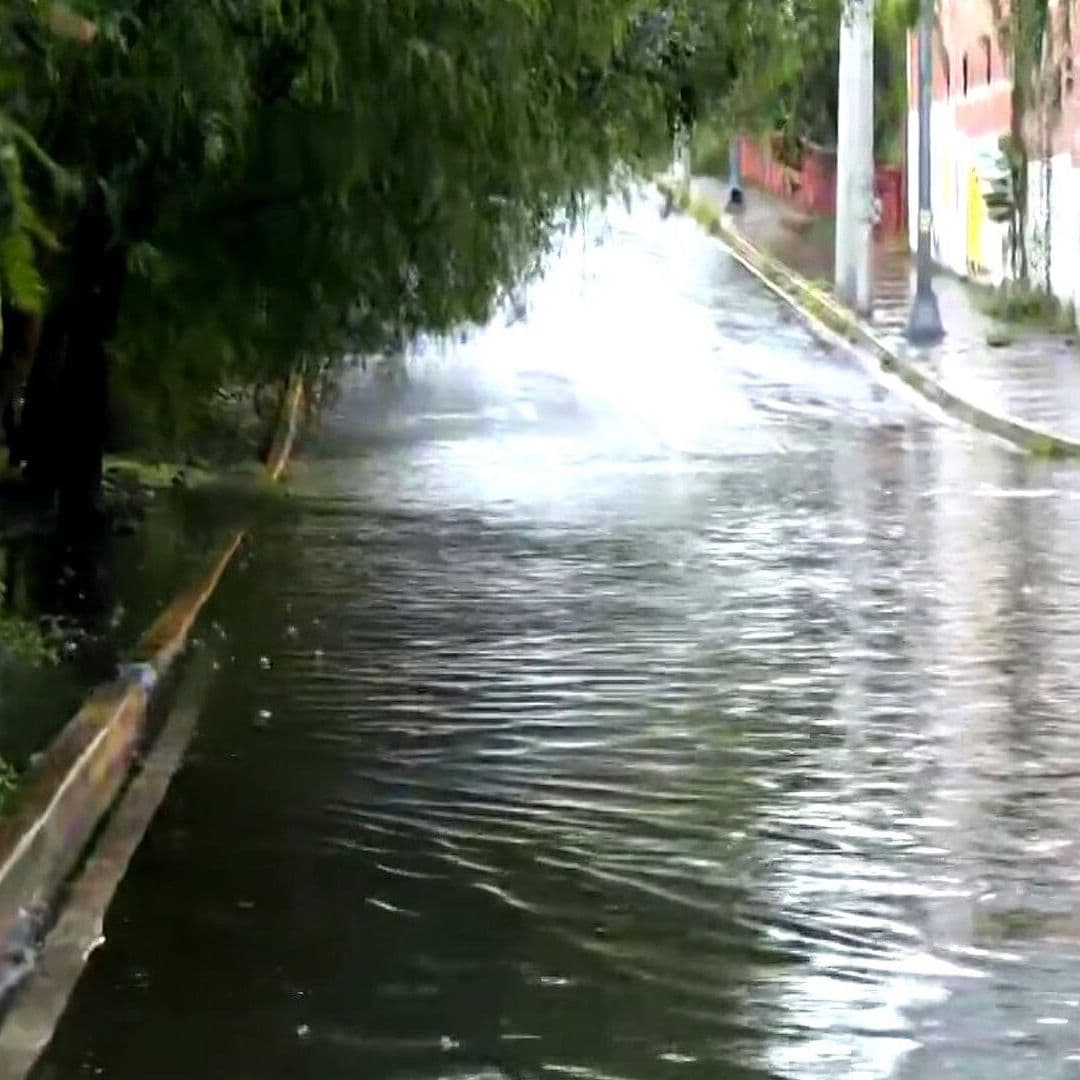 Lluvias Provocan Anegaciones en Jardines del Pedregal, Álvaro Obregón