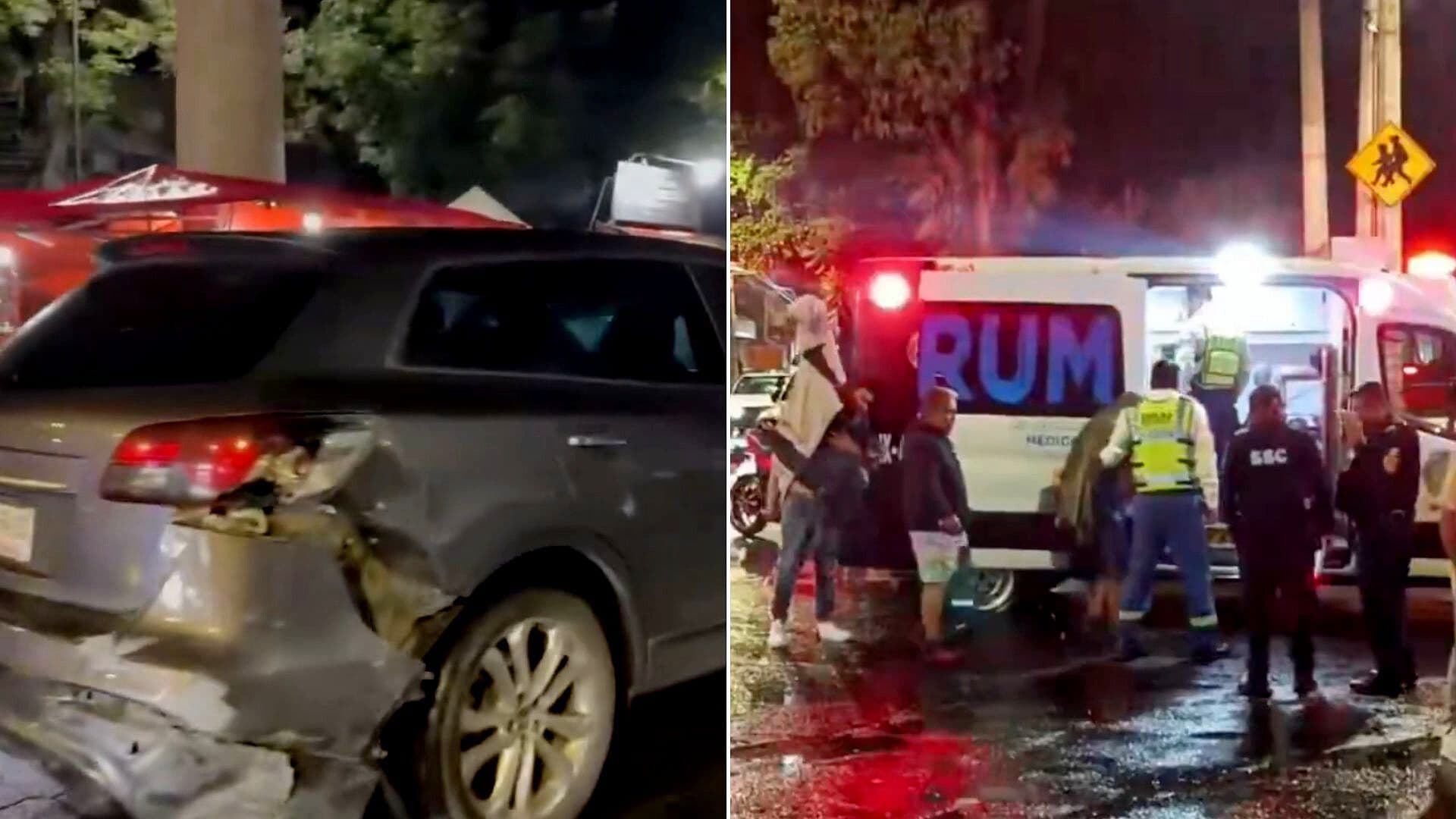Conductor Presuntamente Ebrio Choca contra Puesto de Comida en Xochimilco, CDMX