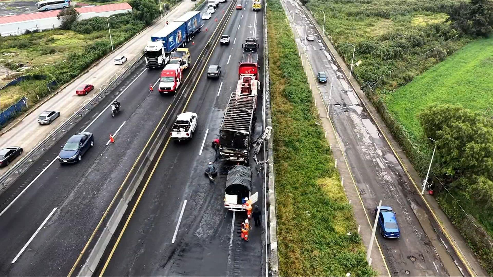 Desde el Aire: Así se ve el Caos Vehicular en Circuito Exterior Mexiquense