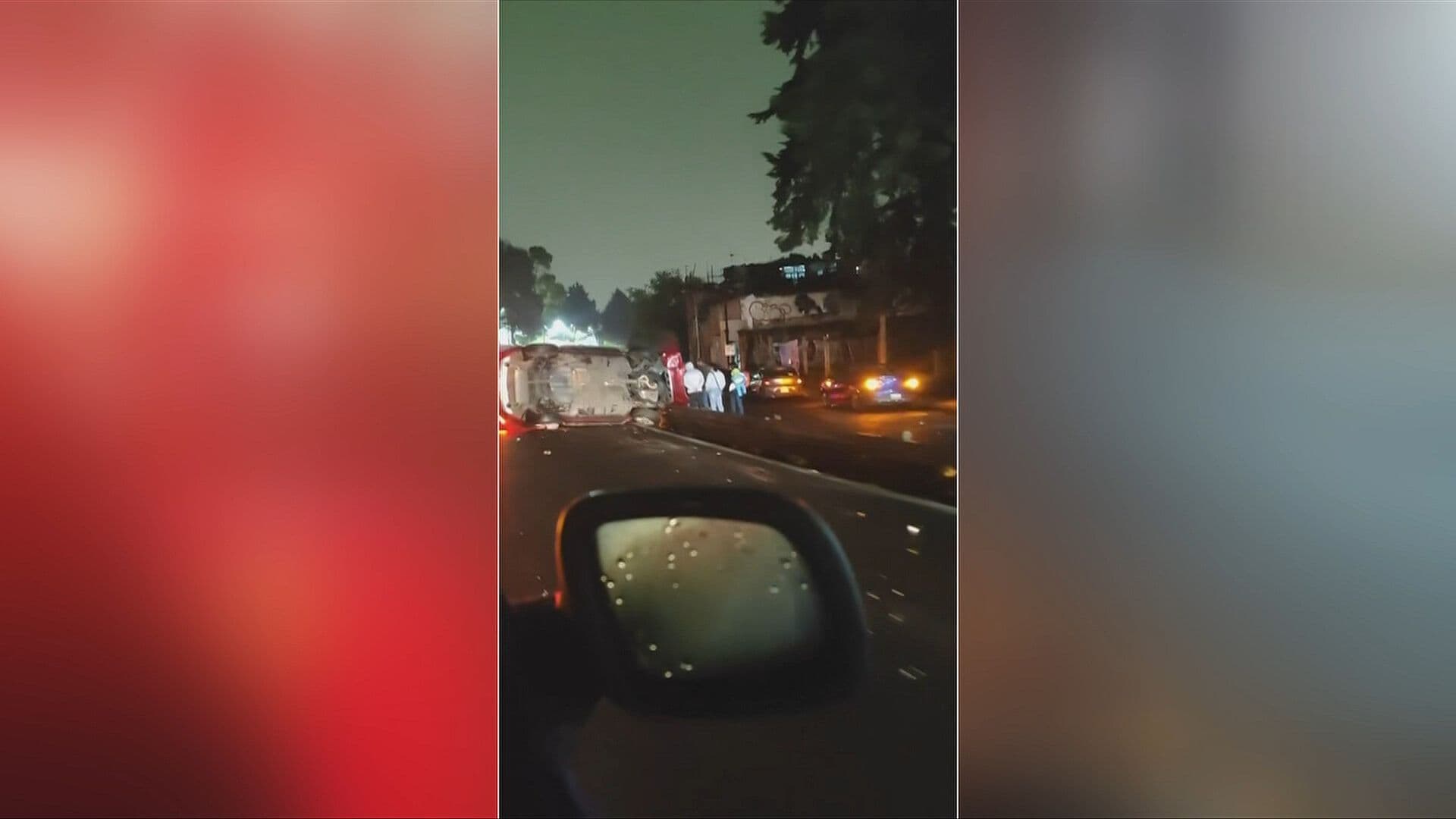 Video: Volcadura en la Autopista México-Toluca Complica la Circulación