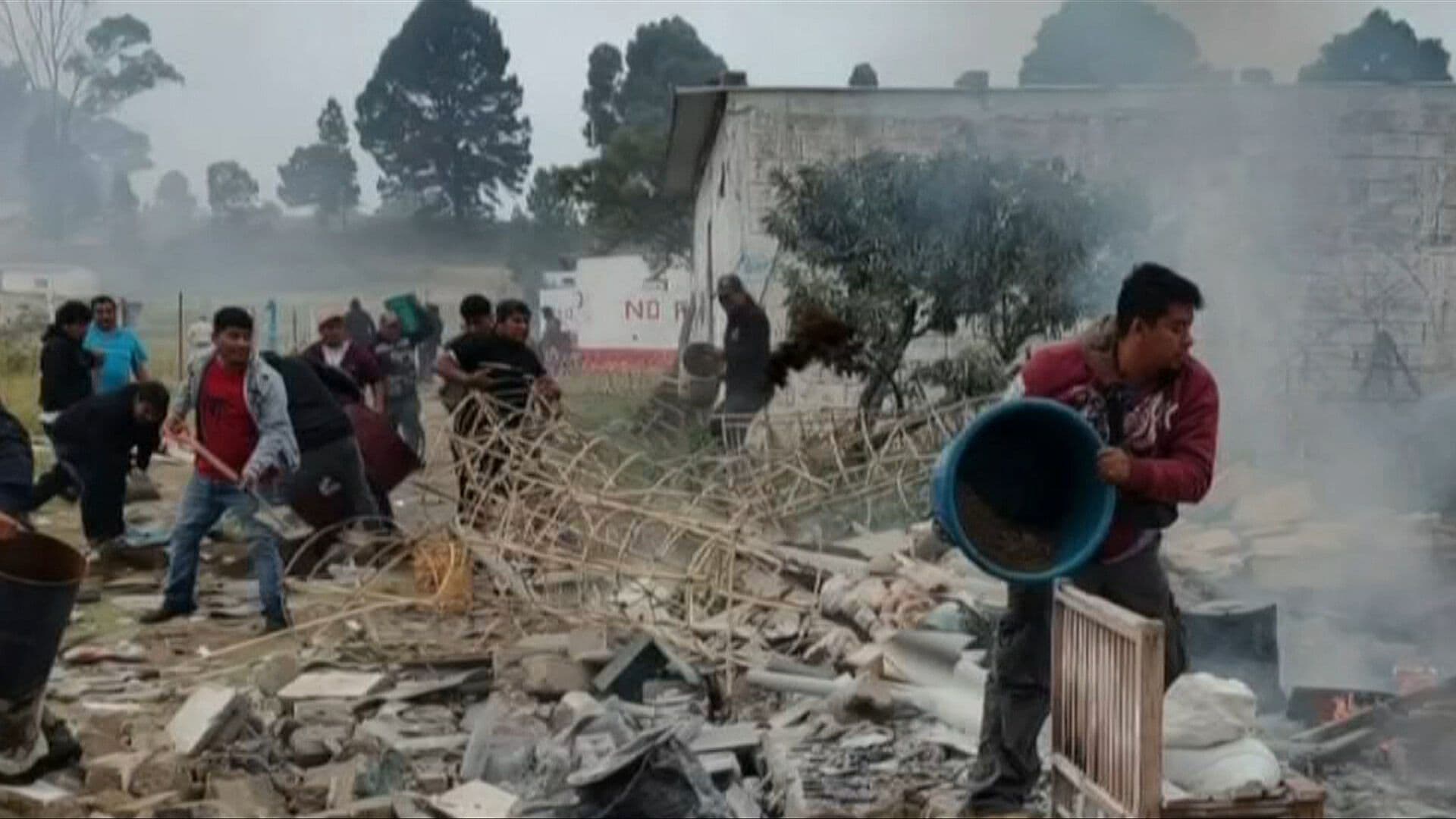 Explosión por Acumulación de Gas Destruye Caseta de Vigilancia en Cholula