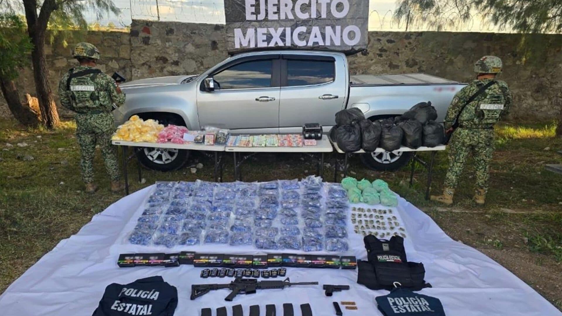 Gabinete de Seguridad Asegura Más de 20 Mil Dosis de Estupefacientes en Durango