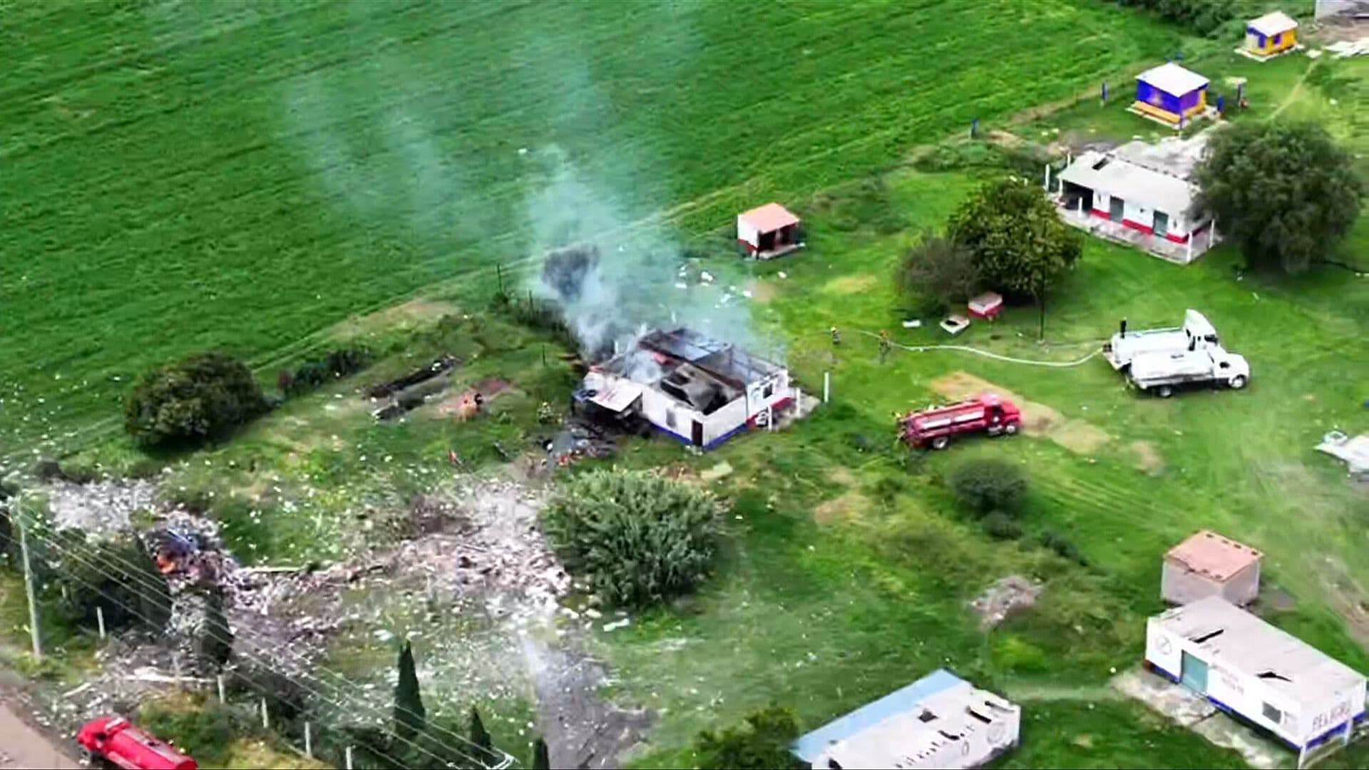 Desde el Aire: Así se Ve la Explosión de Polvorín en La Saucera