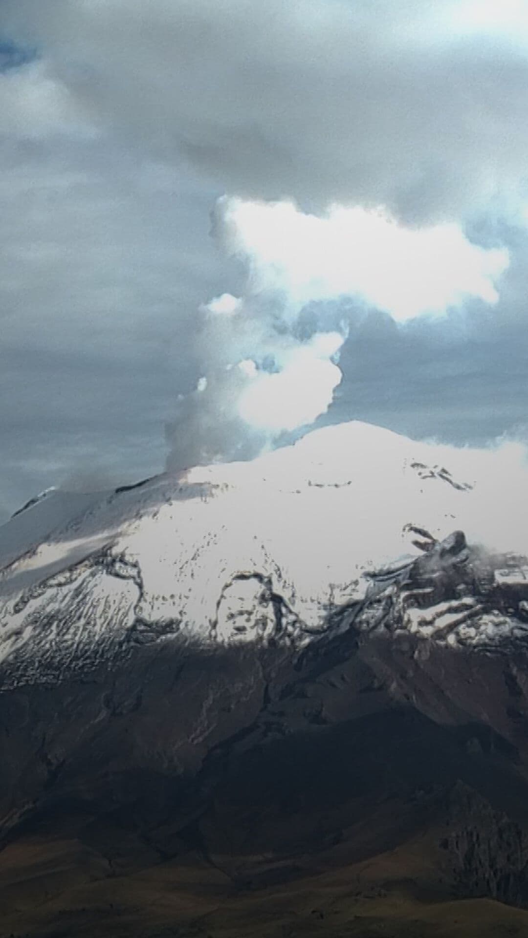 Popocatépetl Lanza Fumarola