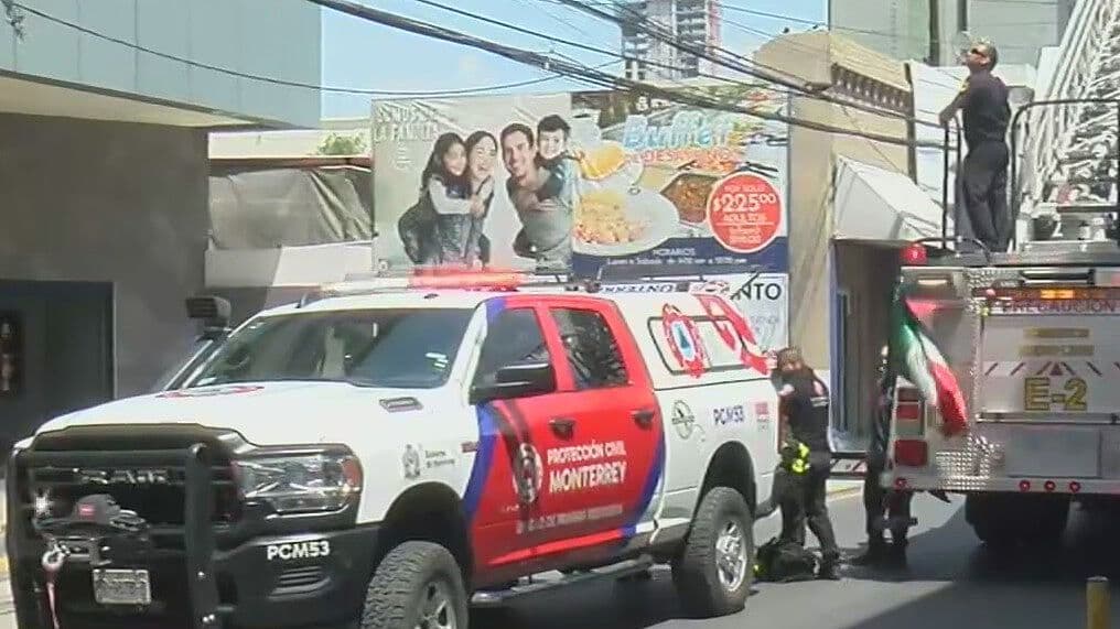 Movilización de Cuerpo de Auxilio por Incendio en Monterrey