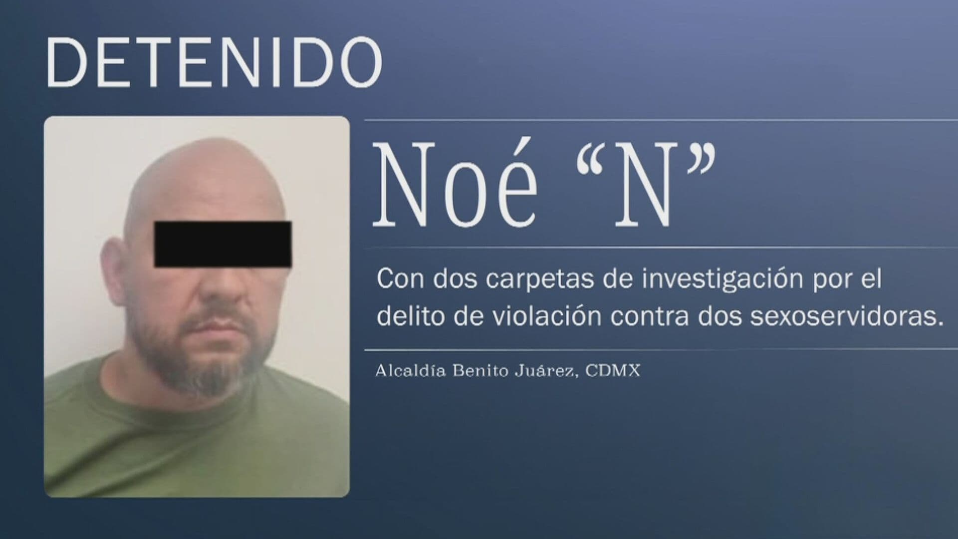Así Fue Detenido un Violador Serial de Trabajadoras Sexuales en Calzada de Tlalpan