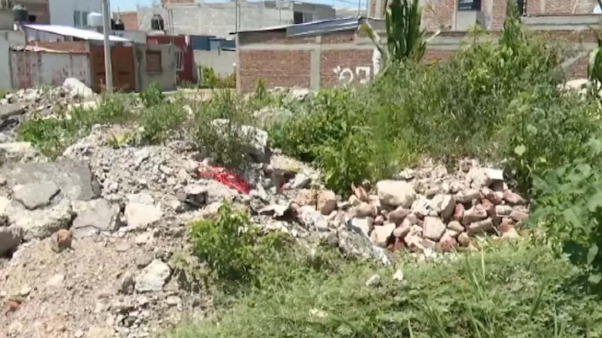 Usan Baldío en Praderas del Sol en León Para Tirar Escombro y Desehos