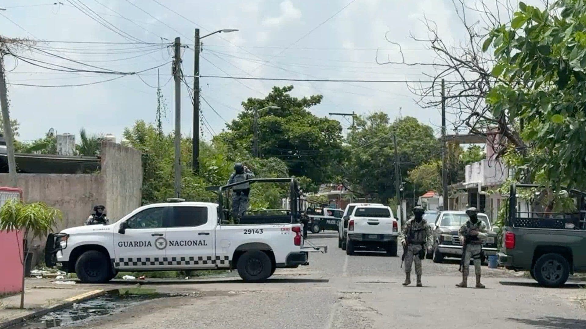 Realizan Operativos de Fuerzas Federales en Colonia de Boca del Río