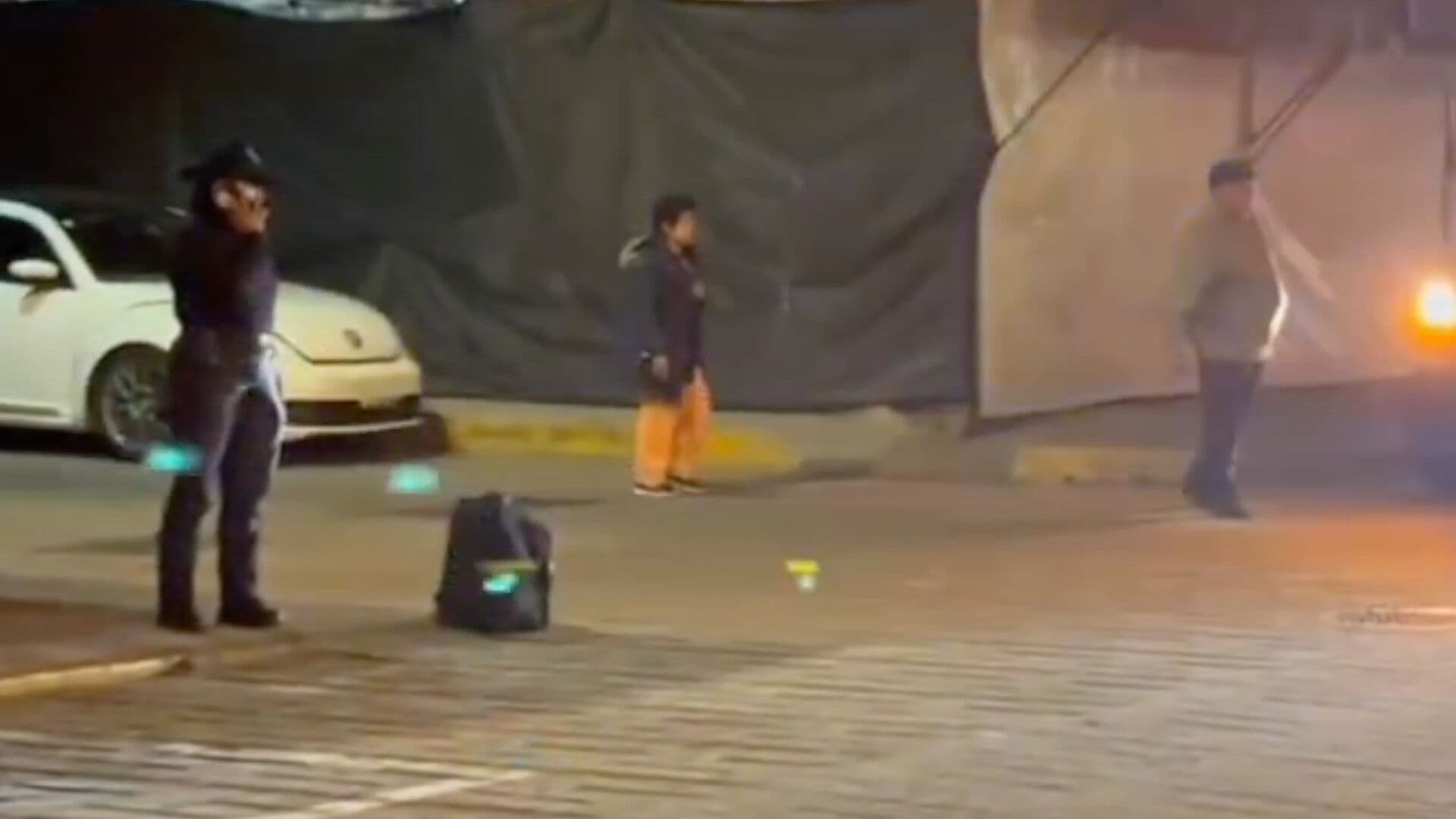 Movilización Policía por Mochila Abandonada en Calle Romero Vargas de Chignahuapan Puebla