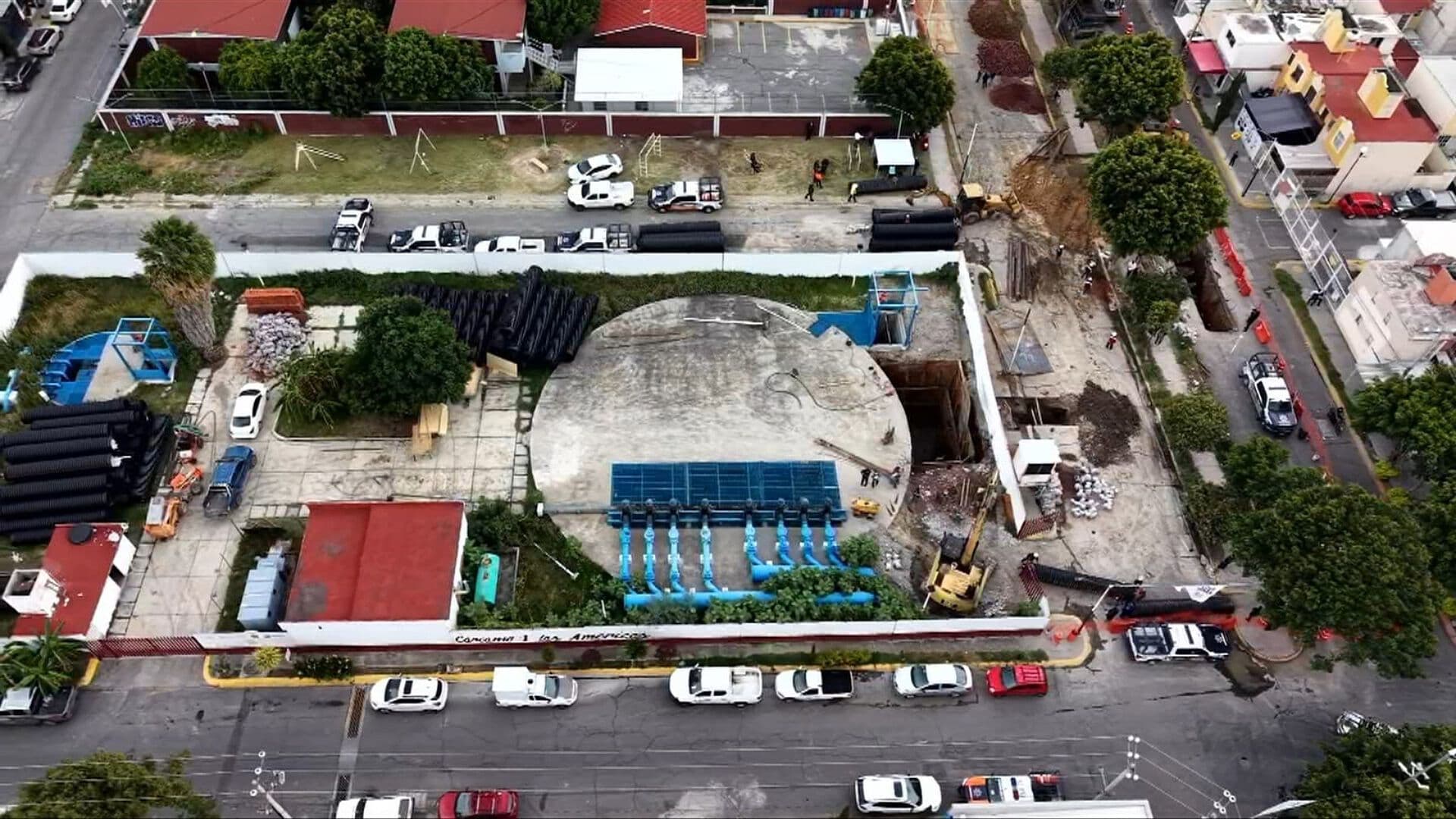 Construyen Cárcamo para Evitar Inundaciones en Las Américas, Ecatepec