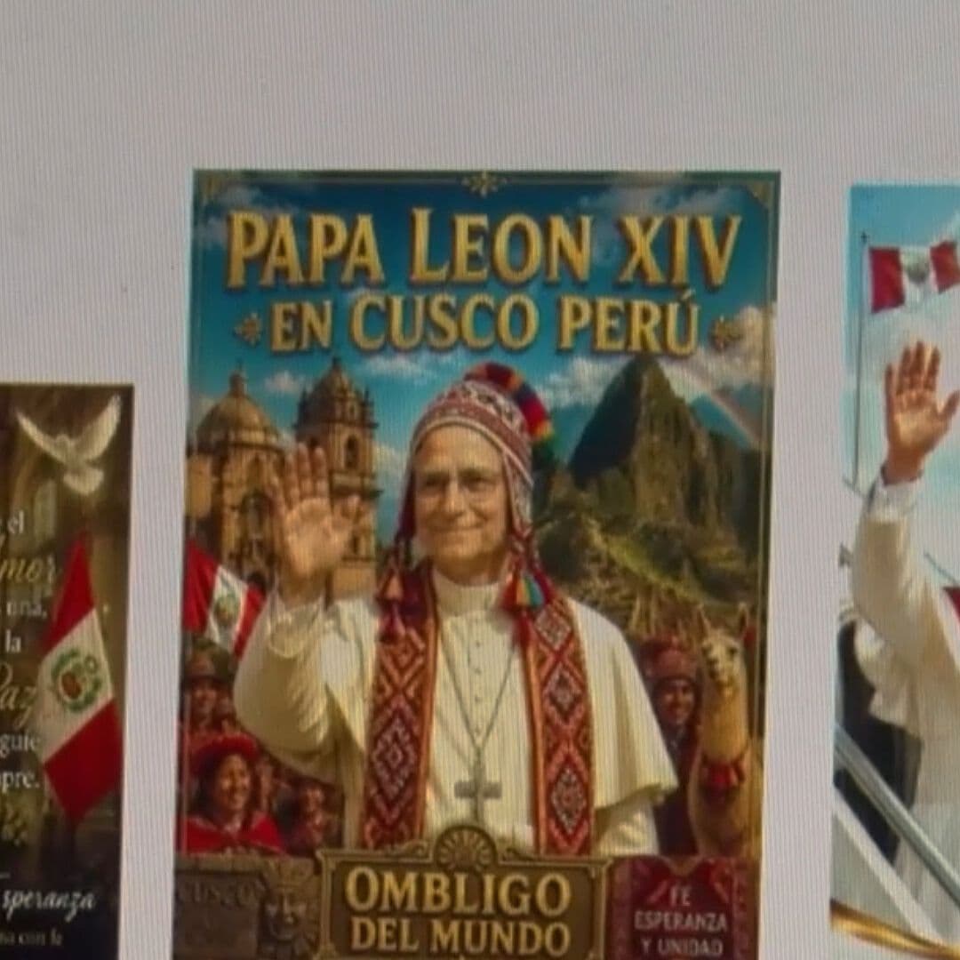 Artículos Conmemorativos del Papa León XIV Inundan Perú