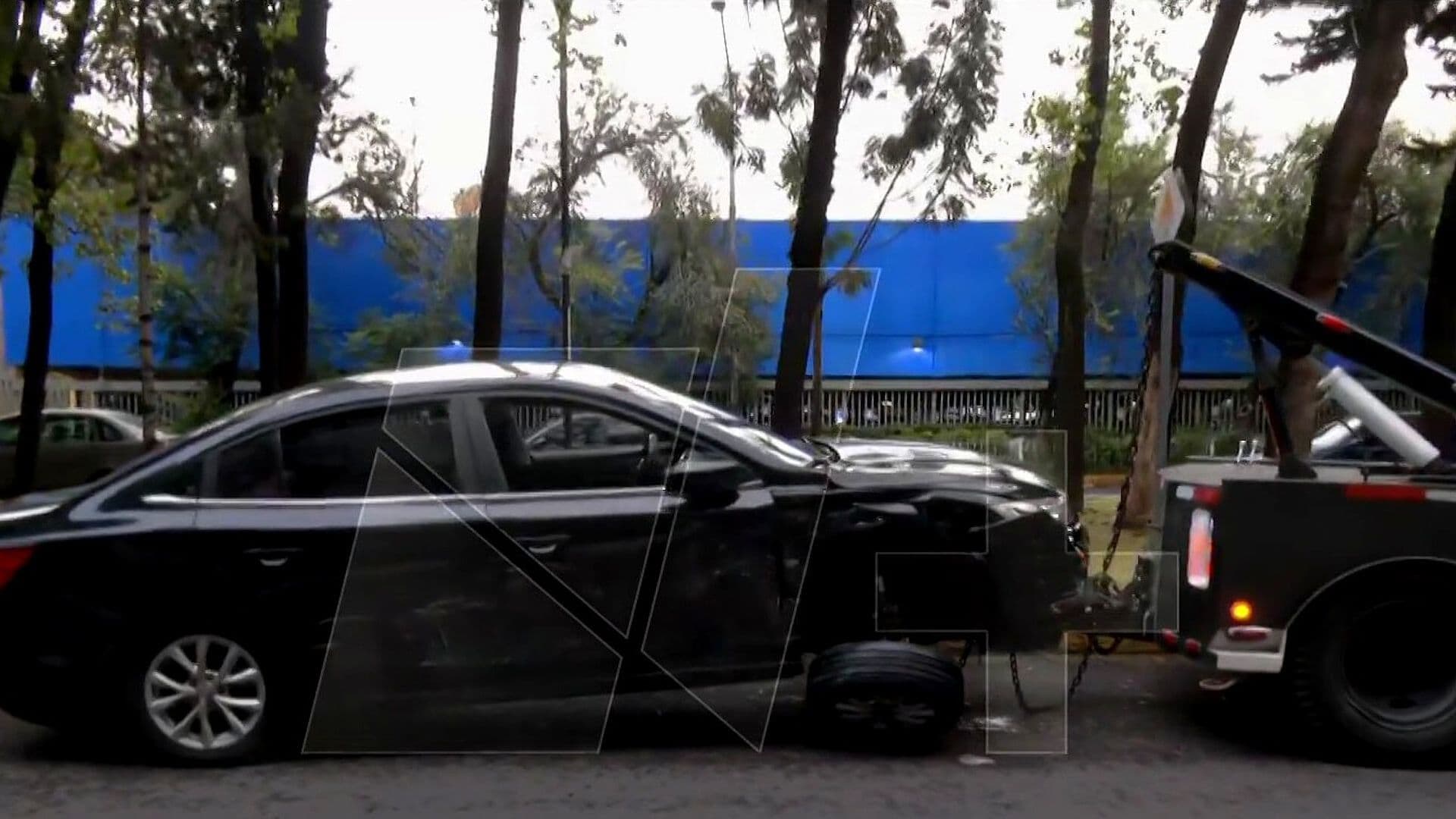 Dos Vehículos Chocan y Dejan un Lesionado en Insurgentes, CDMX