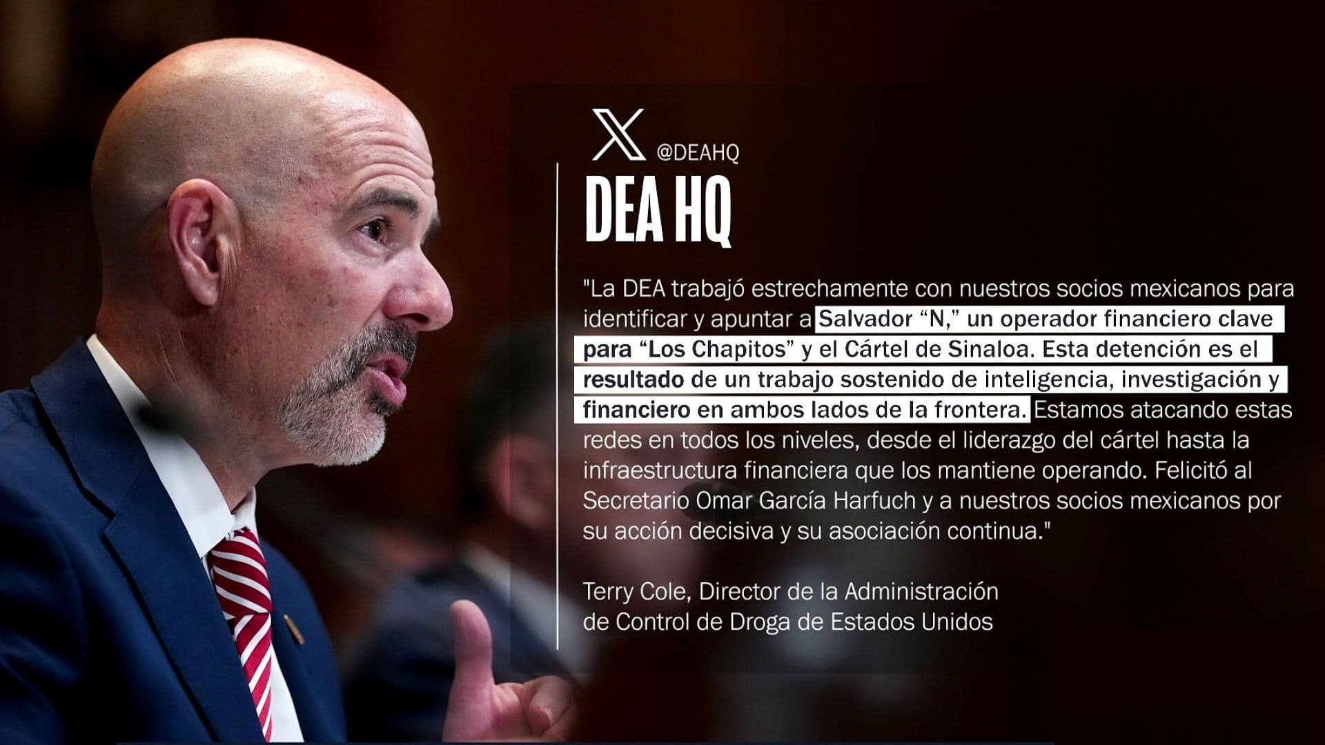 México y DEA Golpean Finanzas de 'Los Chapitos' con Captura en Mexicali