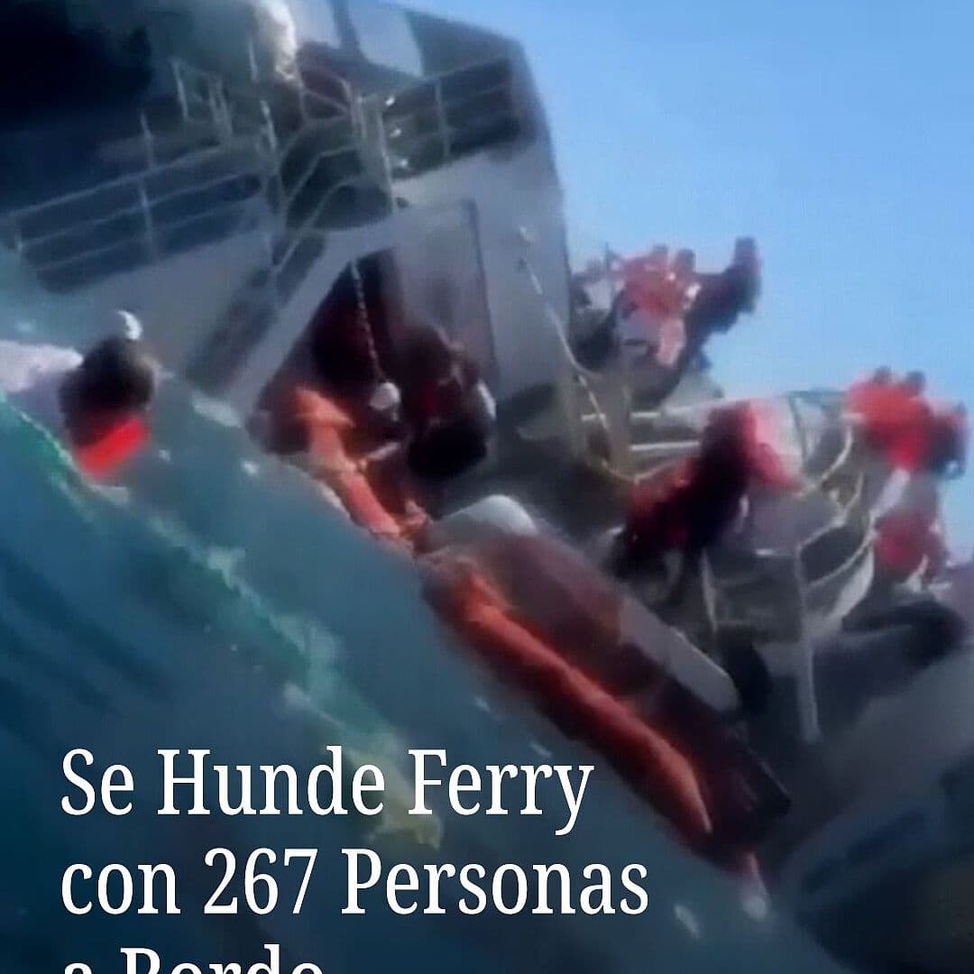 Se Hunde Ferry con 267 Personas a Bordo
