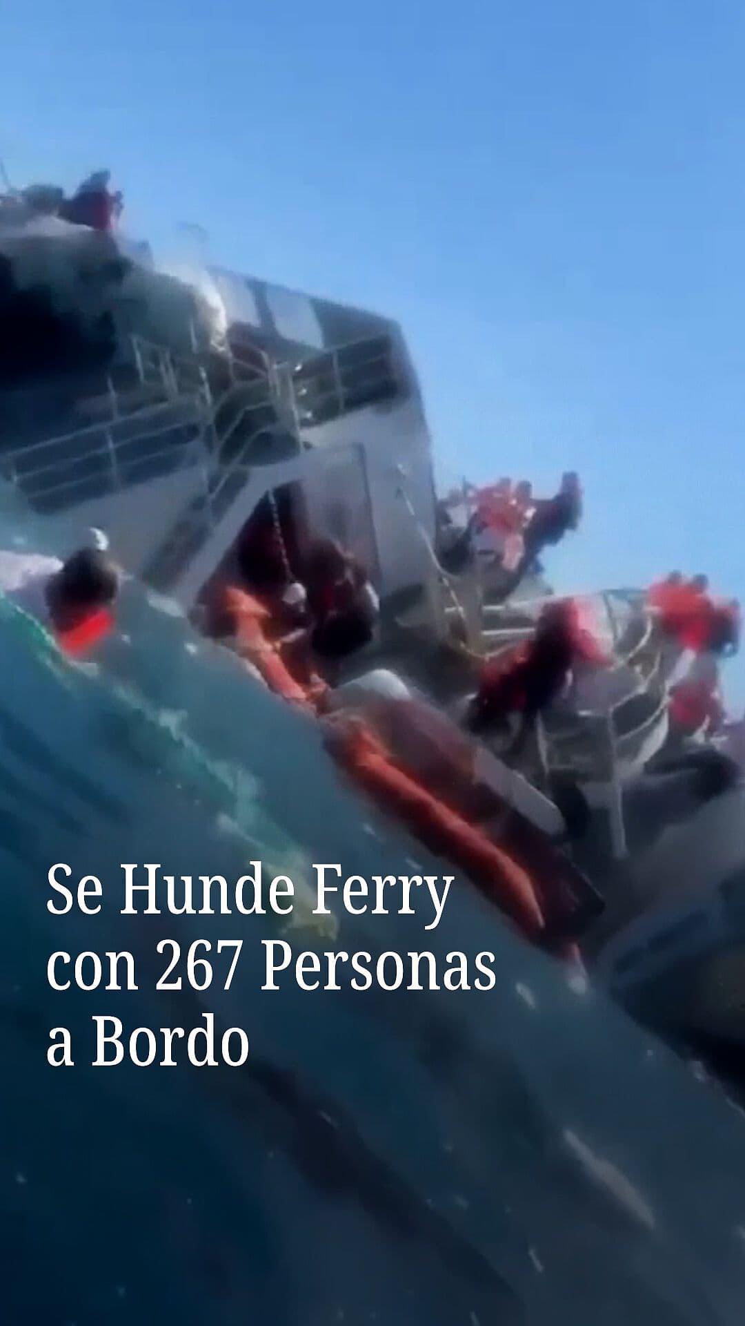 Se Hunde Ferry con 267 Personas a Bordo